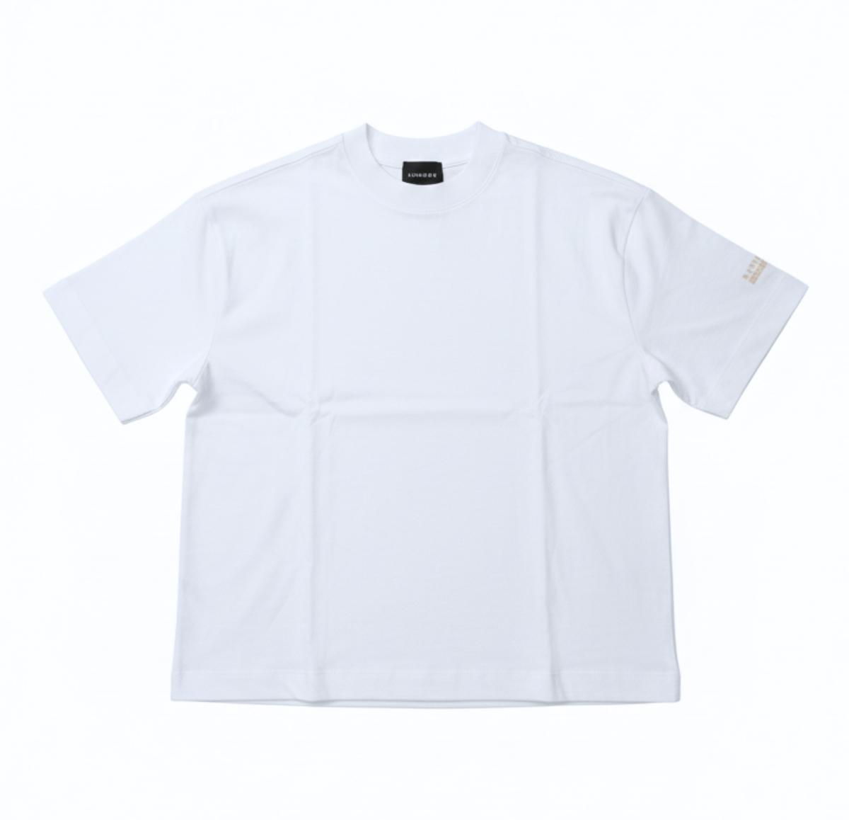 RHINESTONE LOGO WHITE T-SHIRT