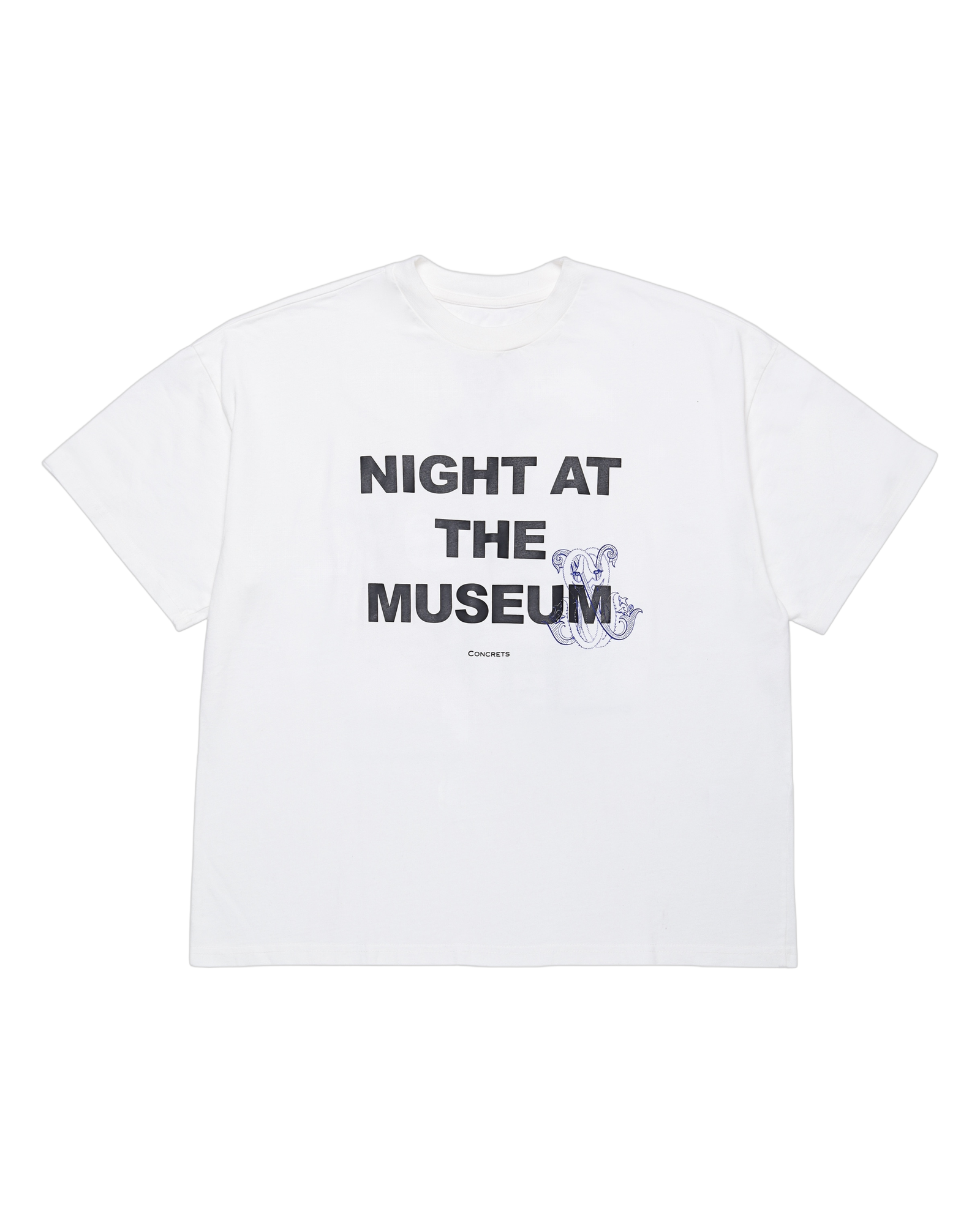 NIGHT AT THE MUSEUM T-SHIRT — WHITE LANDING