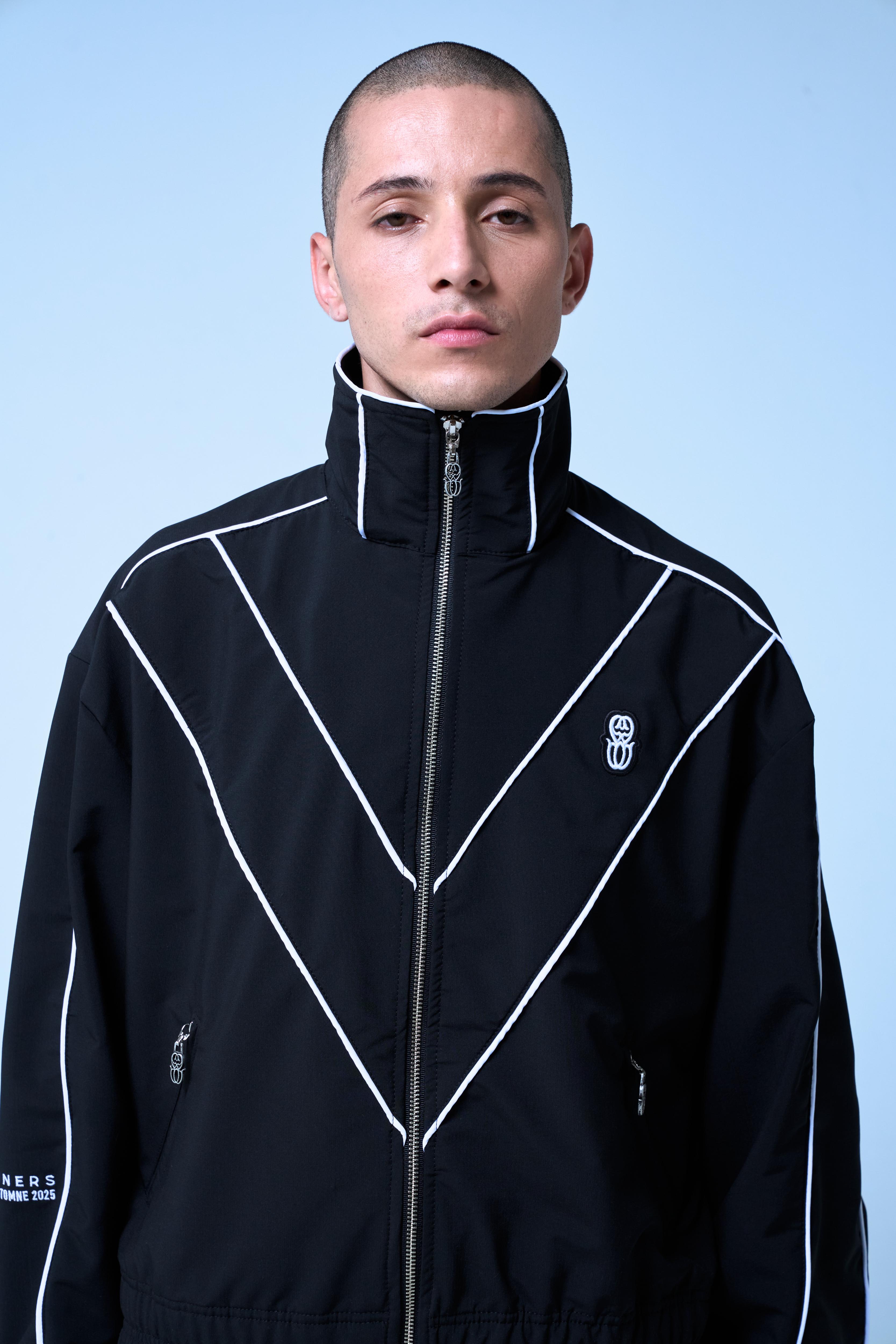SINNERS BLACK TRACK JACKET