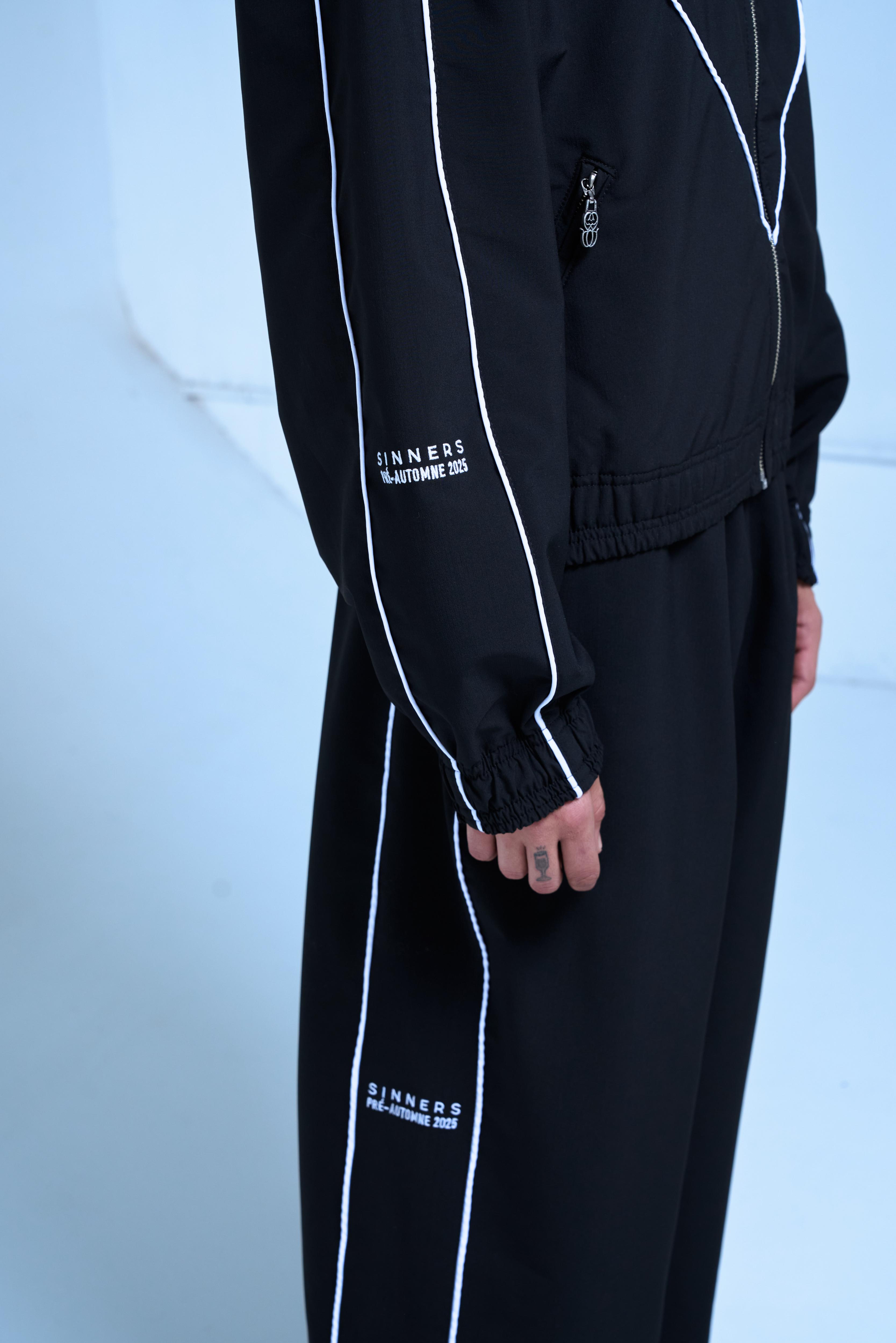 SINNERS BLACK TRACK JACKET