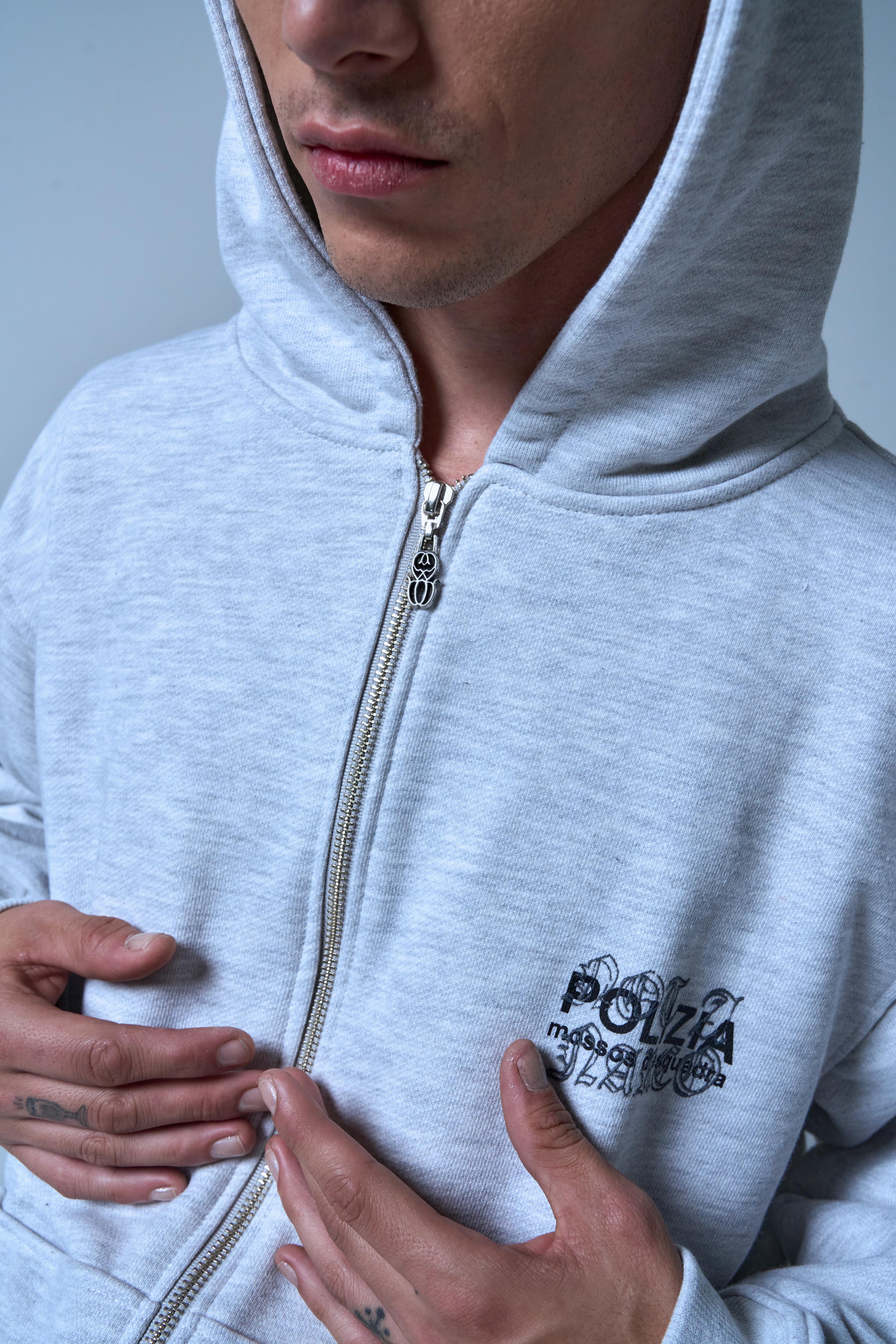 POLIZIA GRAY SWEATPANTS