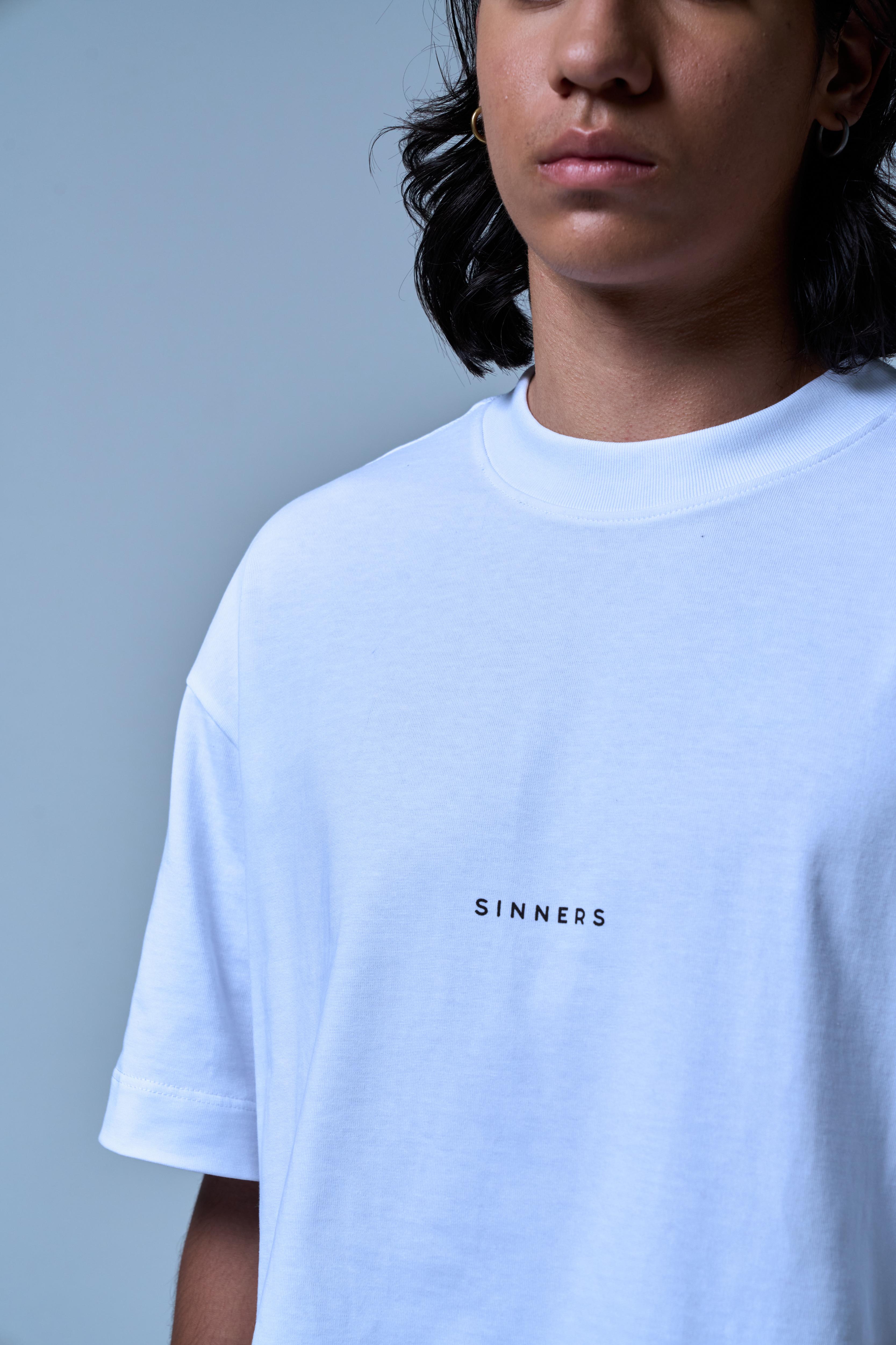 CENTER LOGO WHITE T-SHIRT