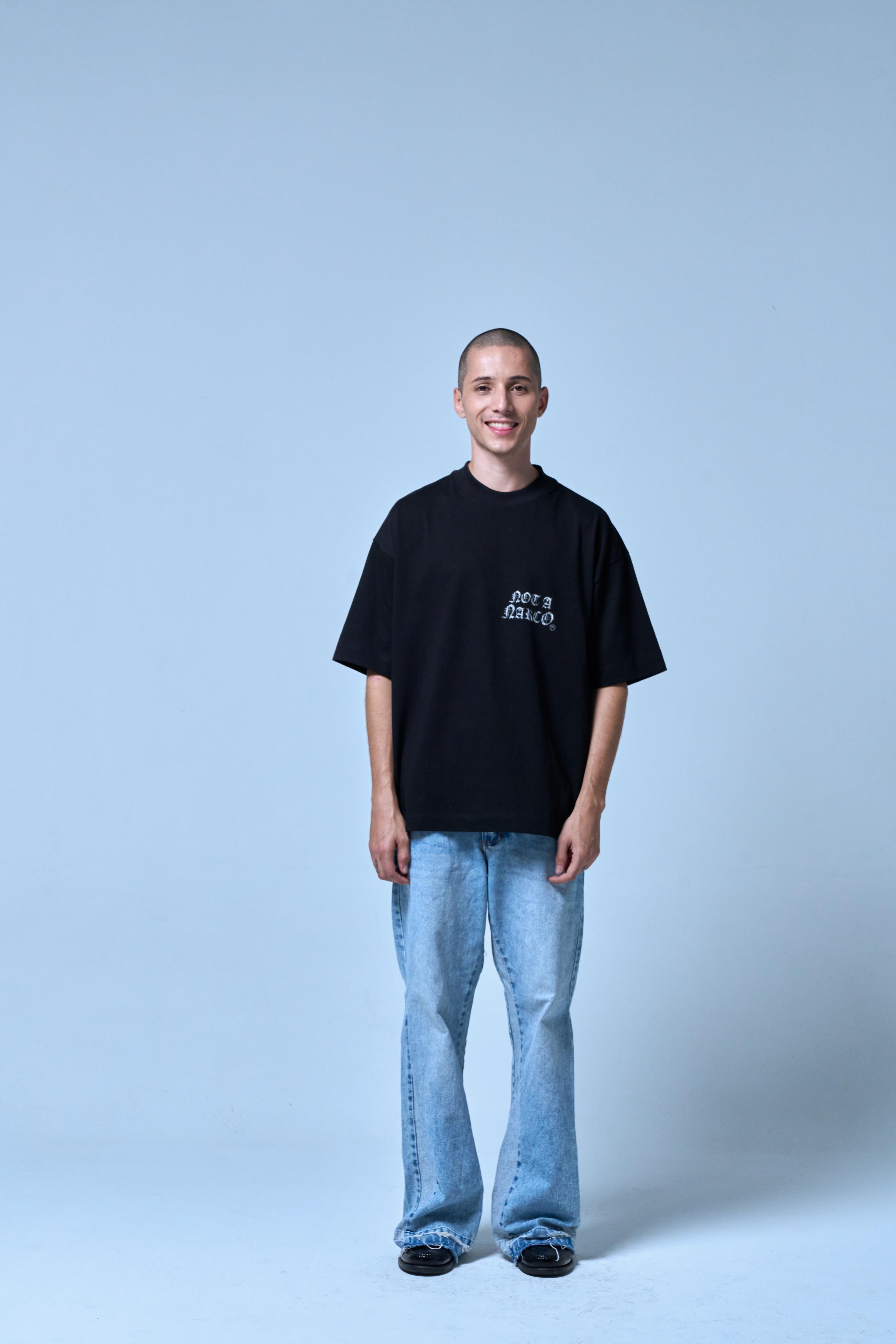 NOT A NARCO FW25 BLACK T-SHIRT