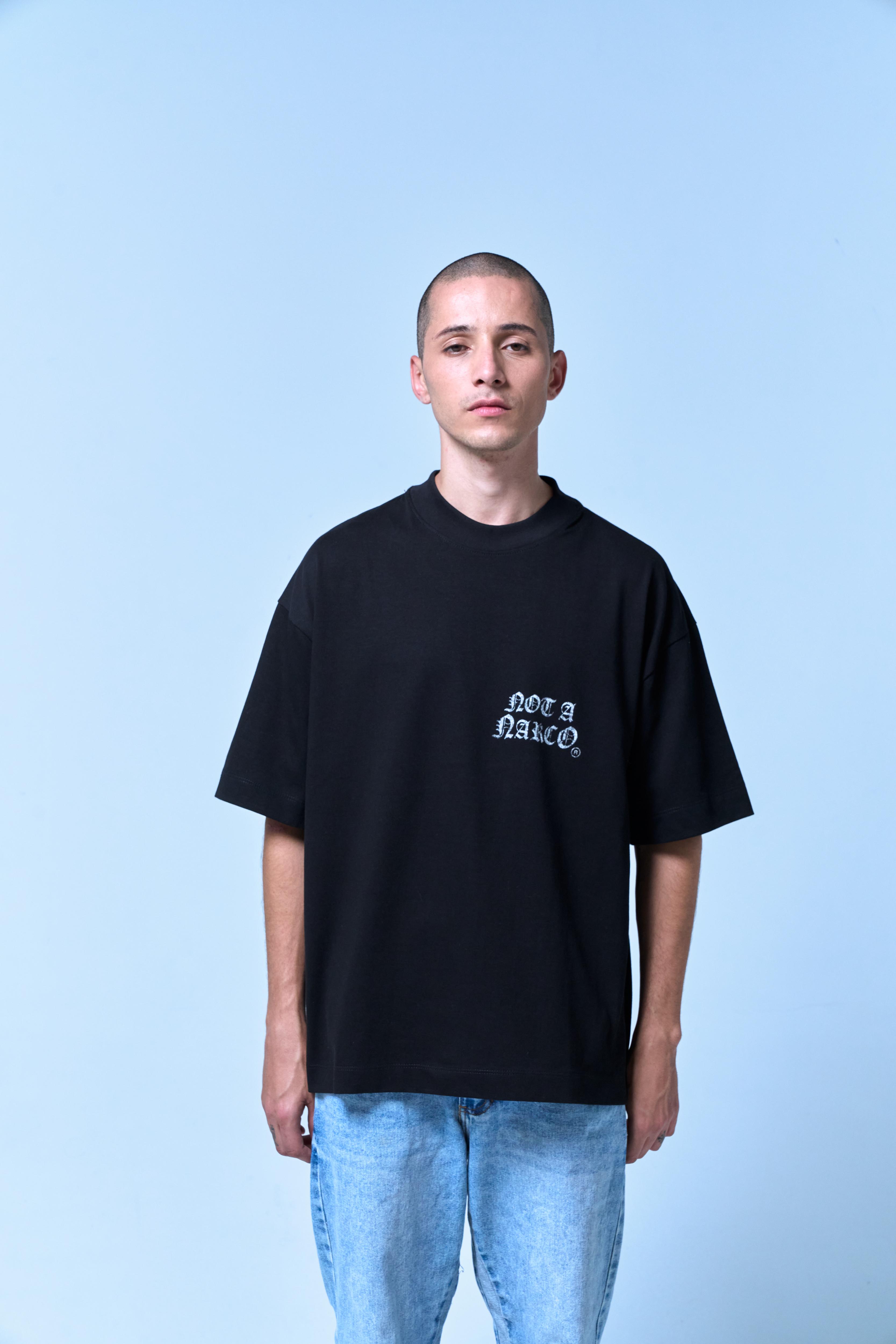 NOT A NARCO FW25 BLACK T-SHIRT