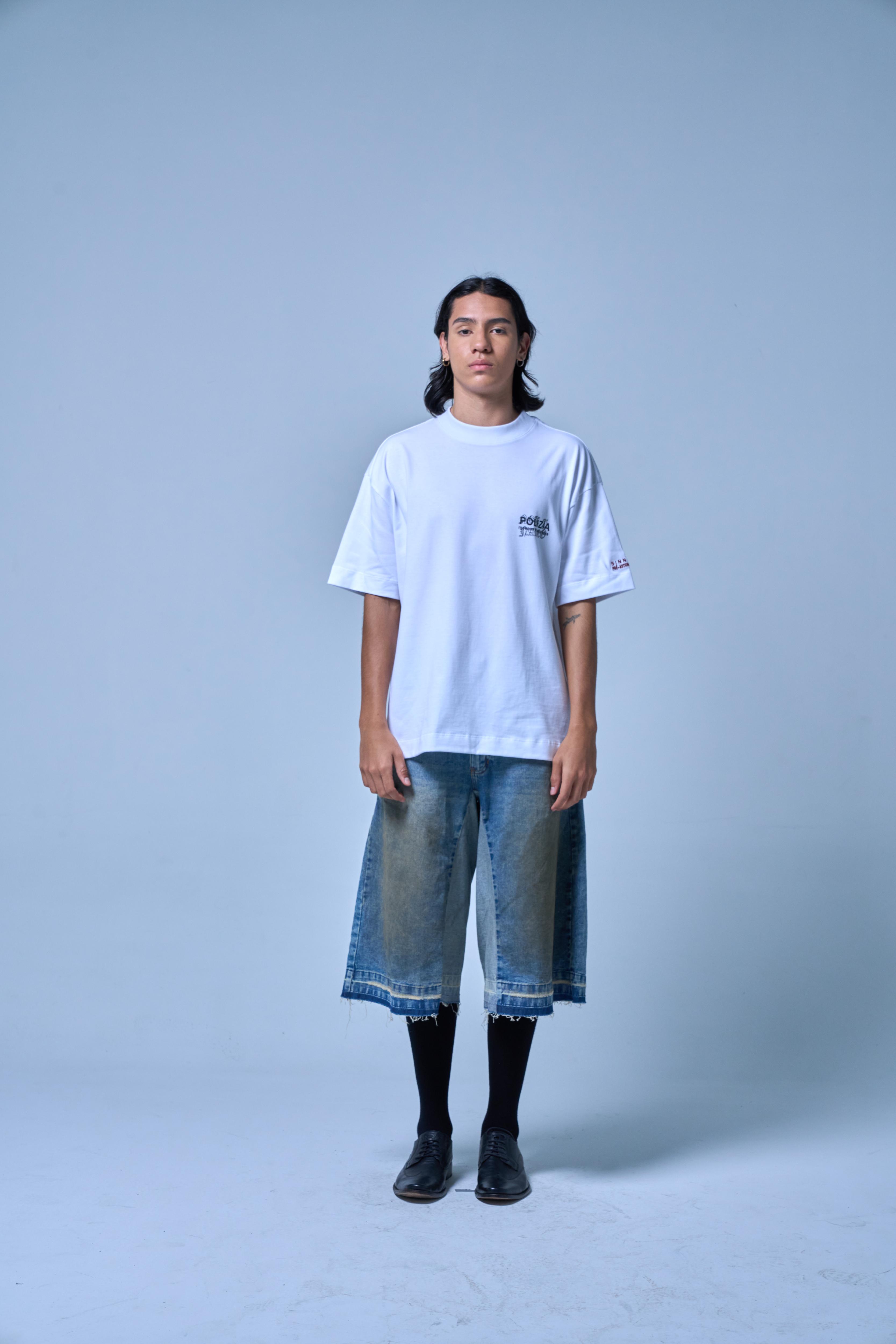 POLIZIA WHITE T-SHIRT