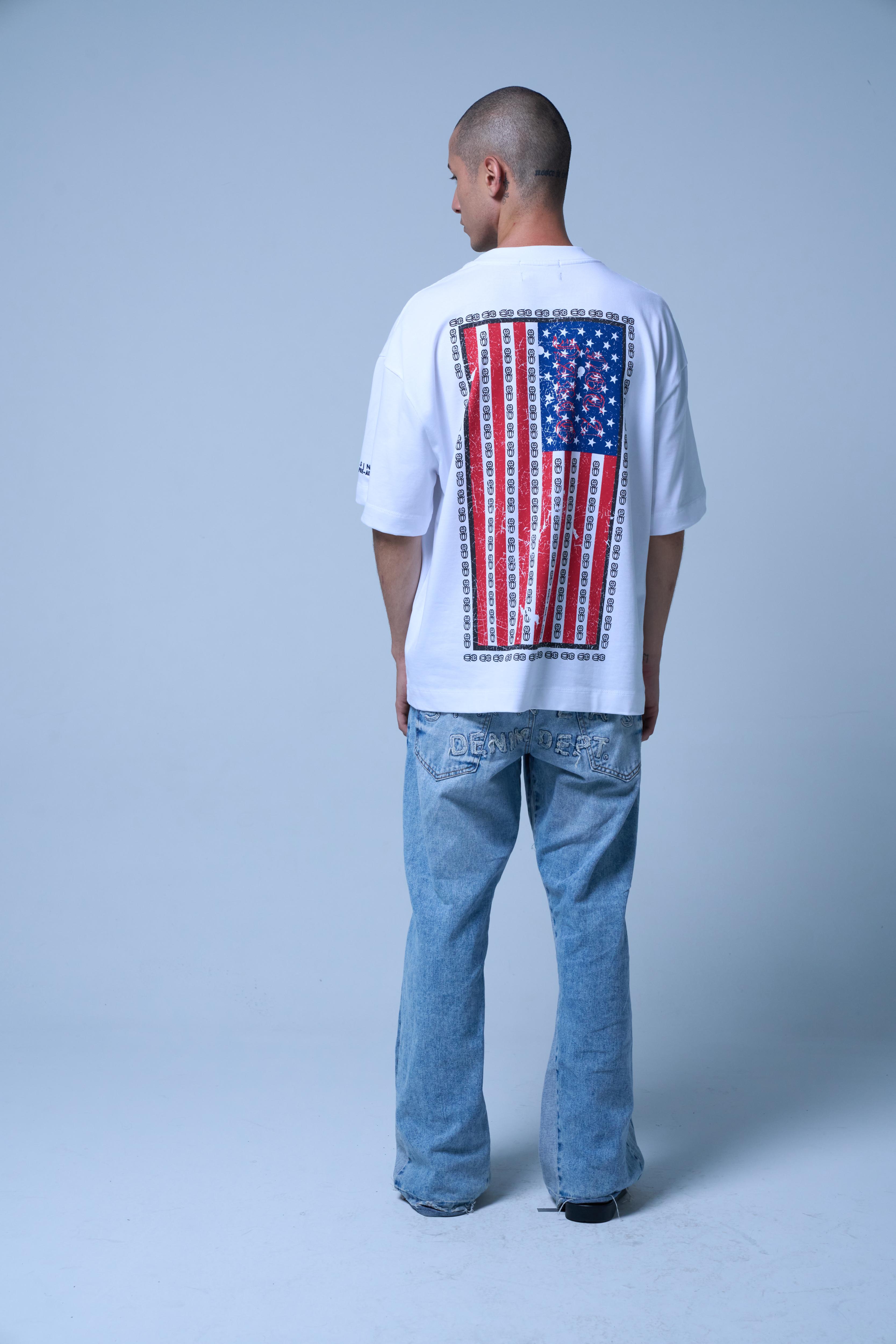 AMERICAN HORROR WHITE T-SHIRT