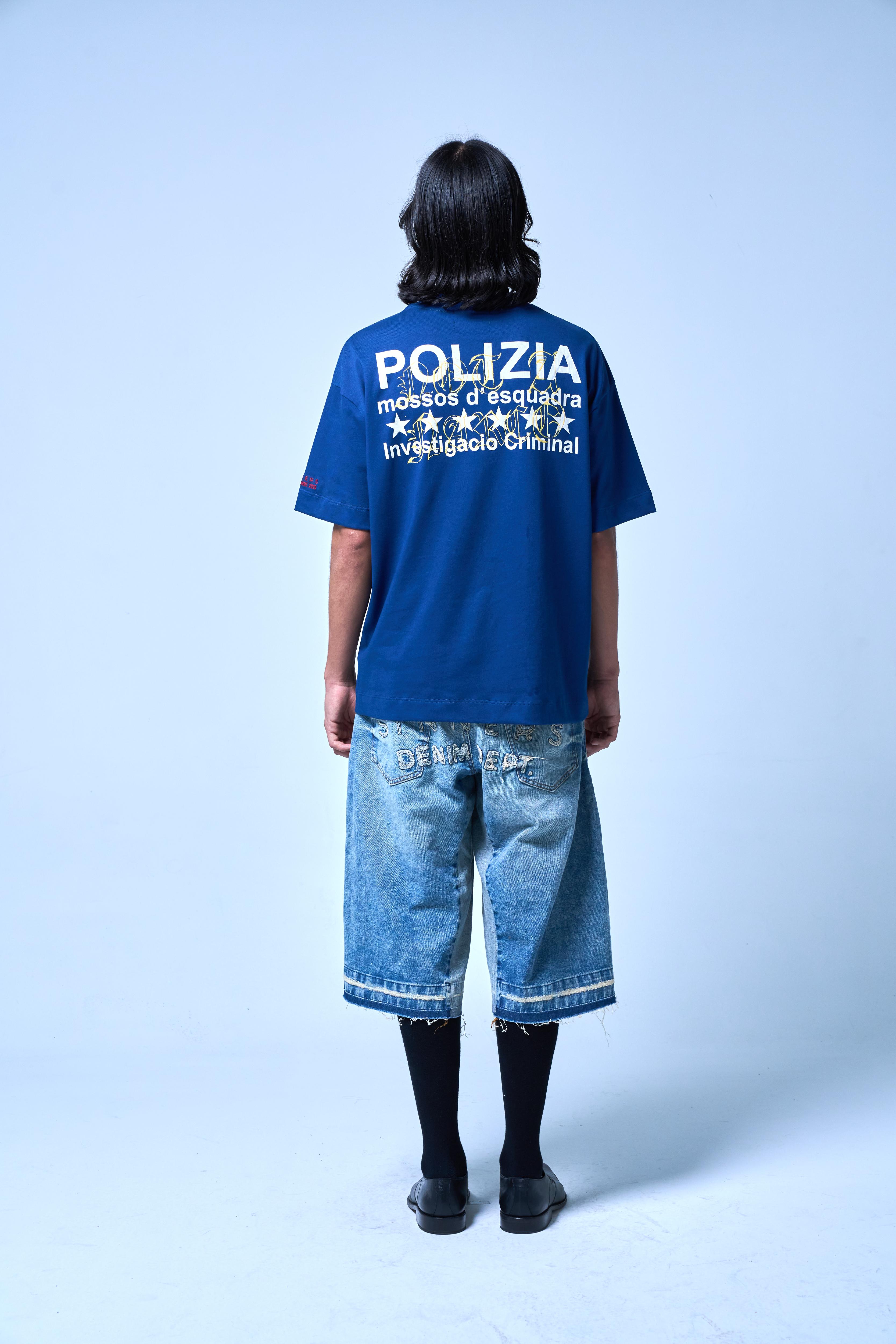 POLIZIA BLUE T-SHIRT
