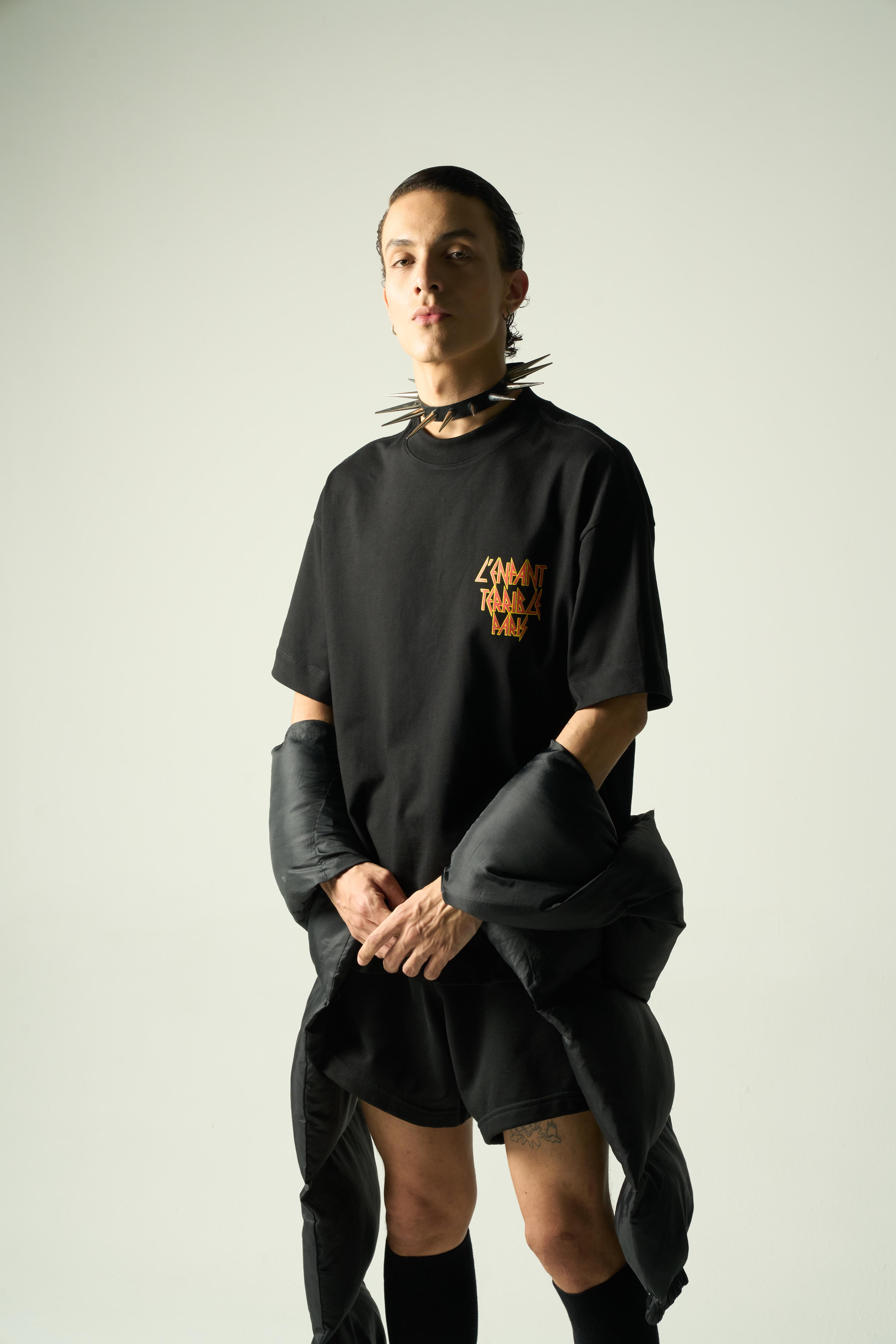 DEF SINNERS BLACK T-SHIRT