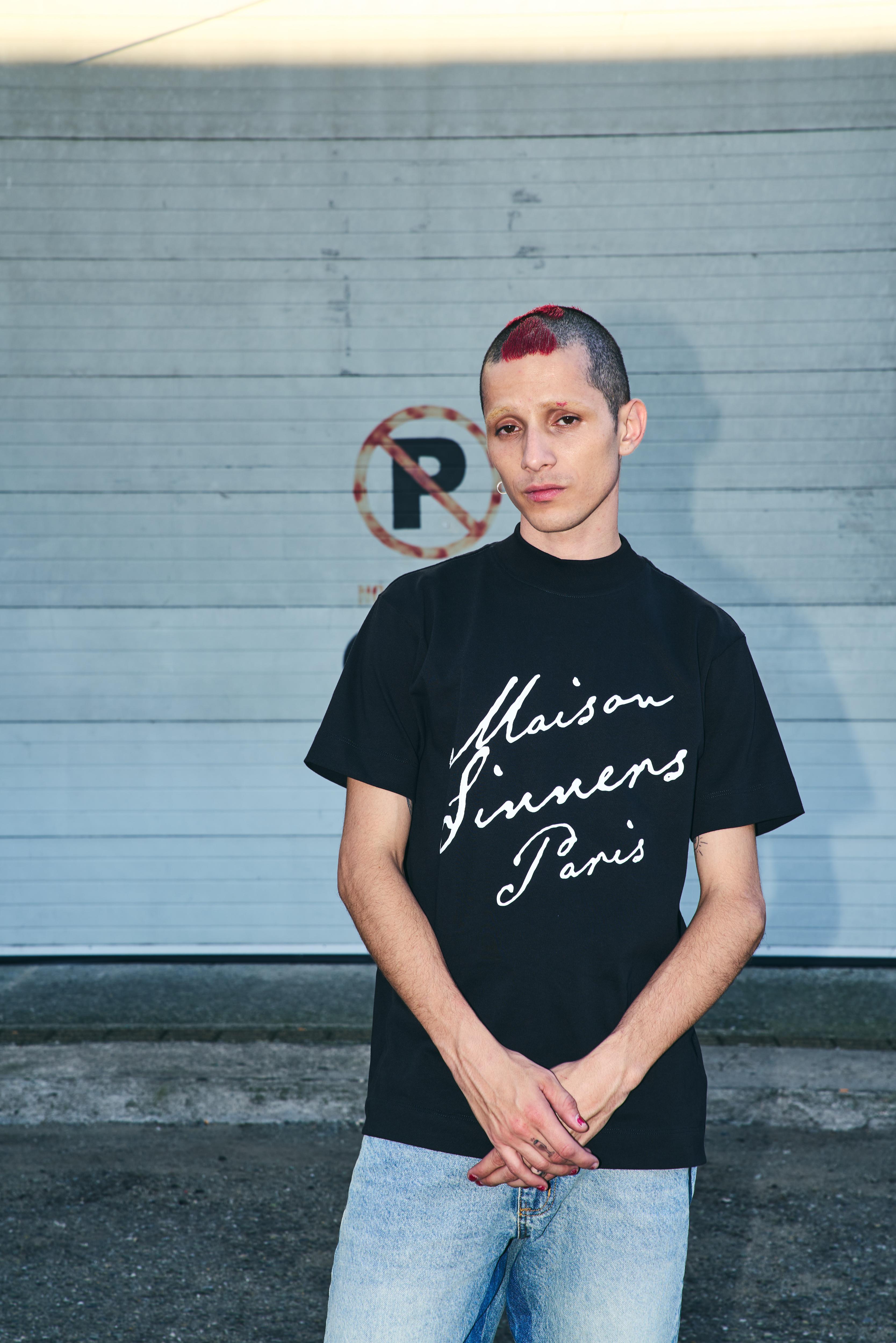 MAISON SINNERS BLACK T-SHIRT