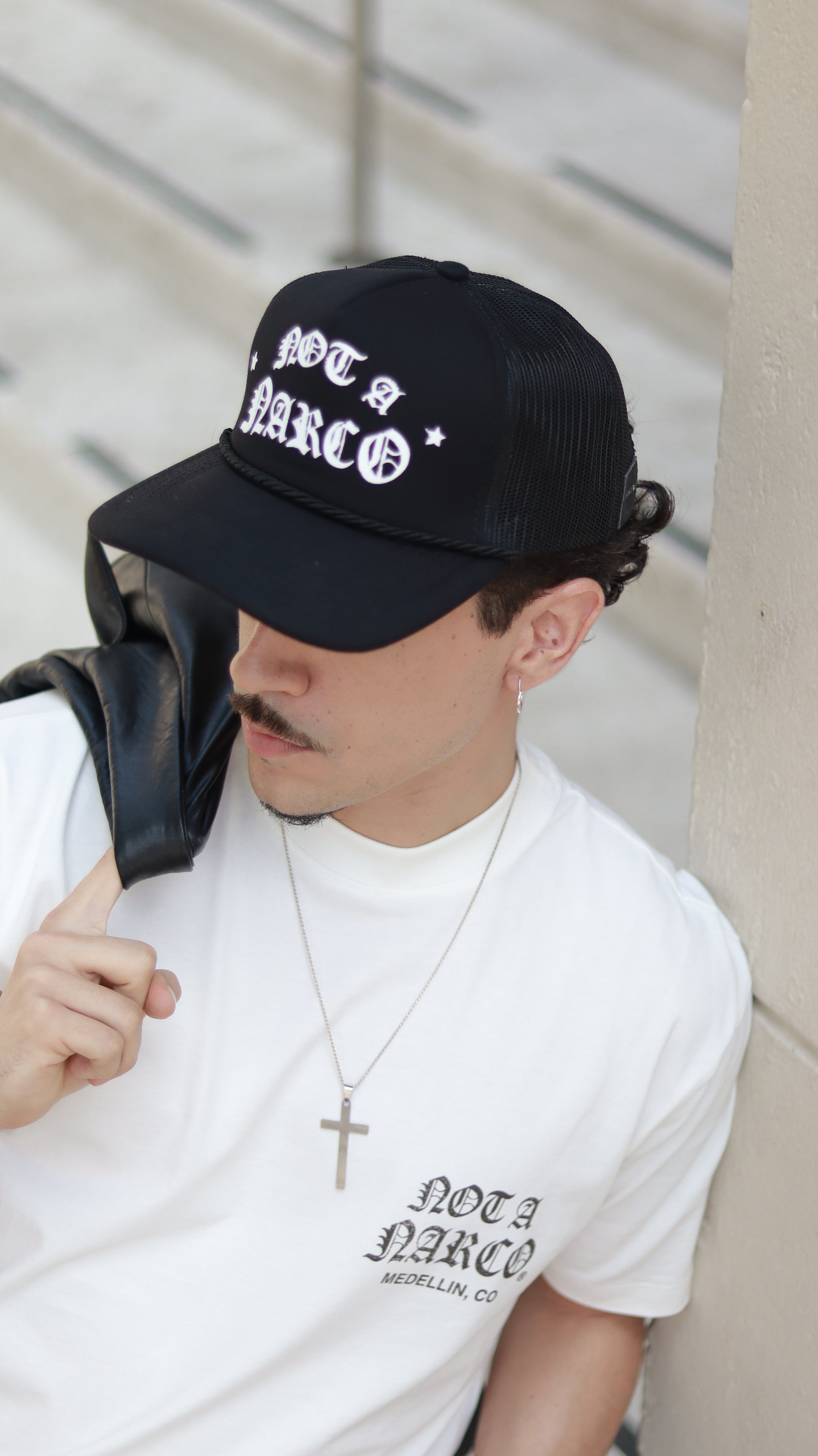 NOT A NARCO™ SOUVENIR BLACK/WHITE CAP
