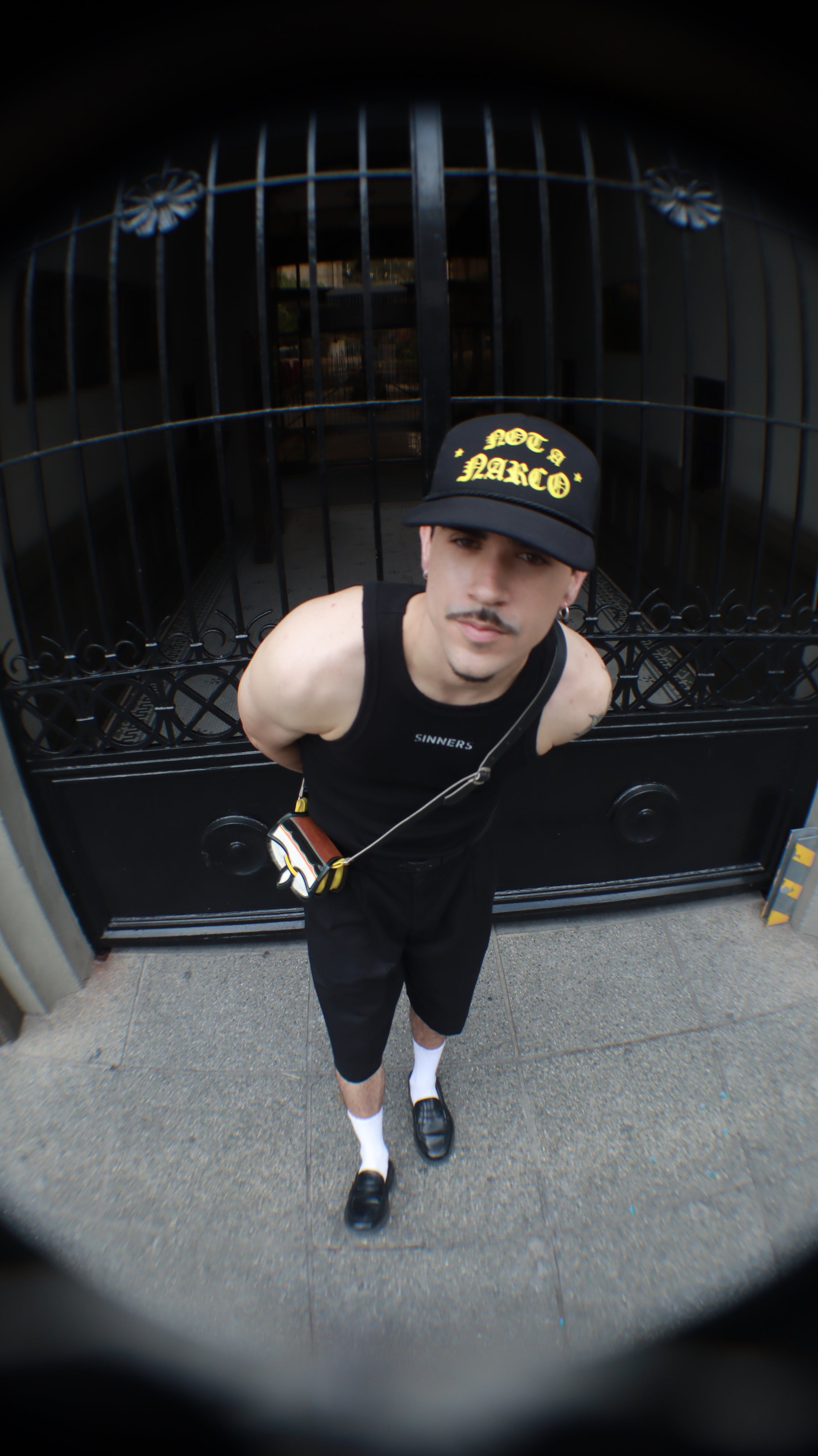 NOT A NARCO™ SOUVENIR BLACK/YELLOW CAP