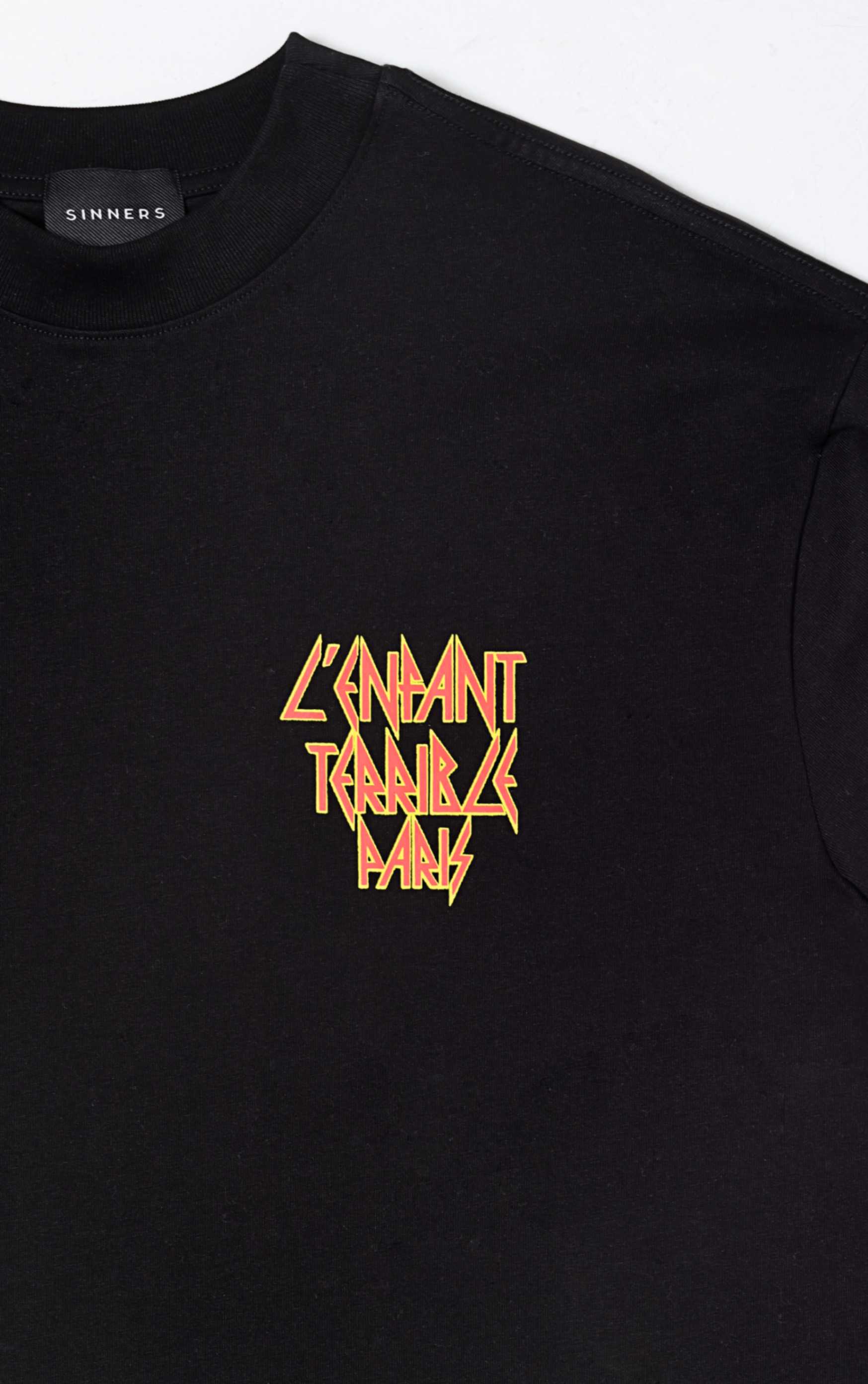 DEF SINNERS BLACK T-SHIRT