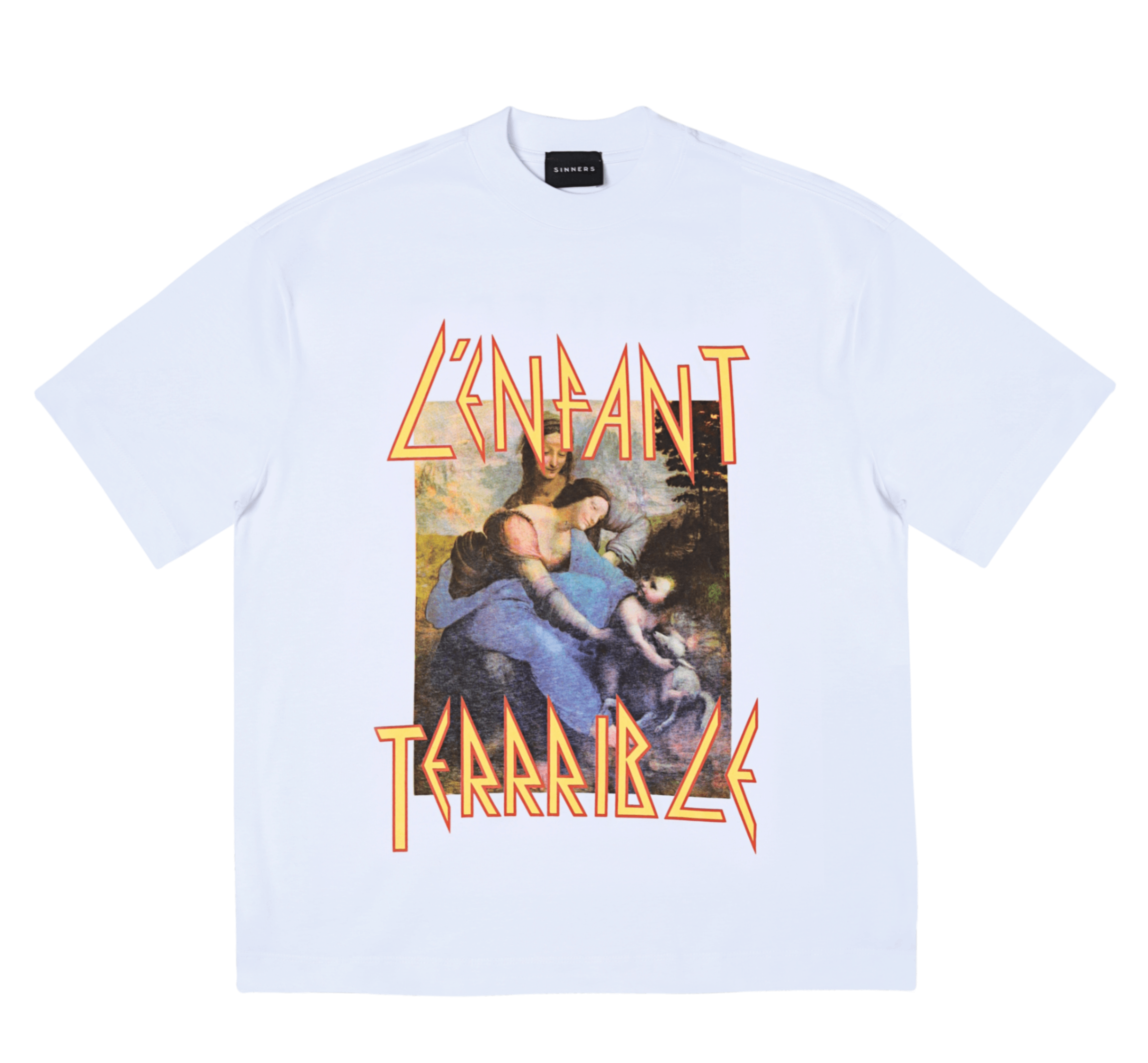 L'ENFANT TERRIBLE WHITE T-SHIRT
