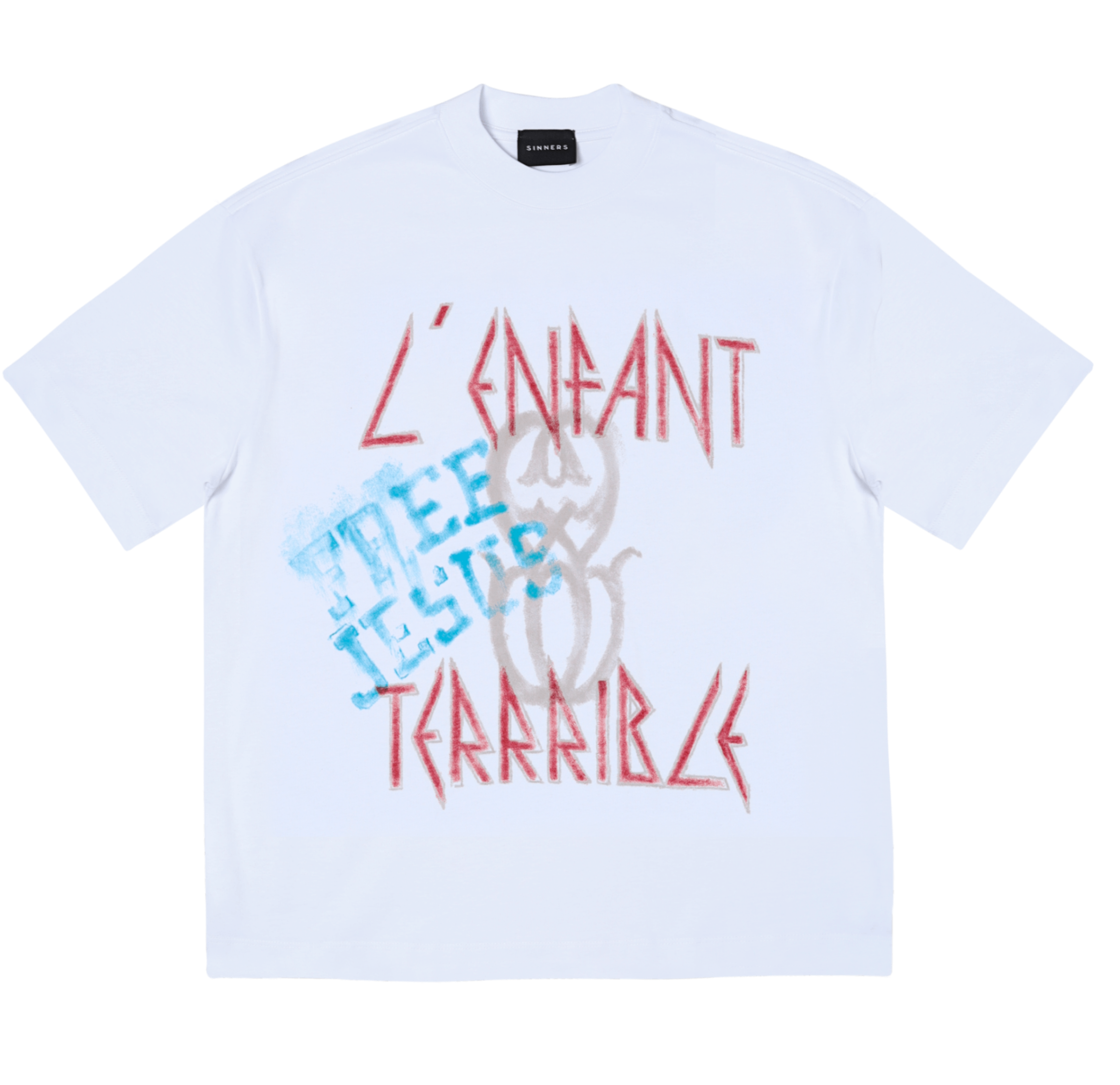 L'ENFANT MONOGRAM WHITE T-SHIRT