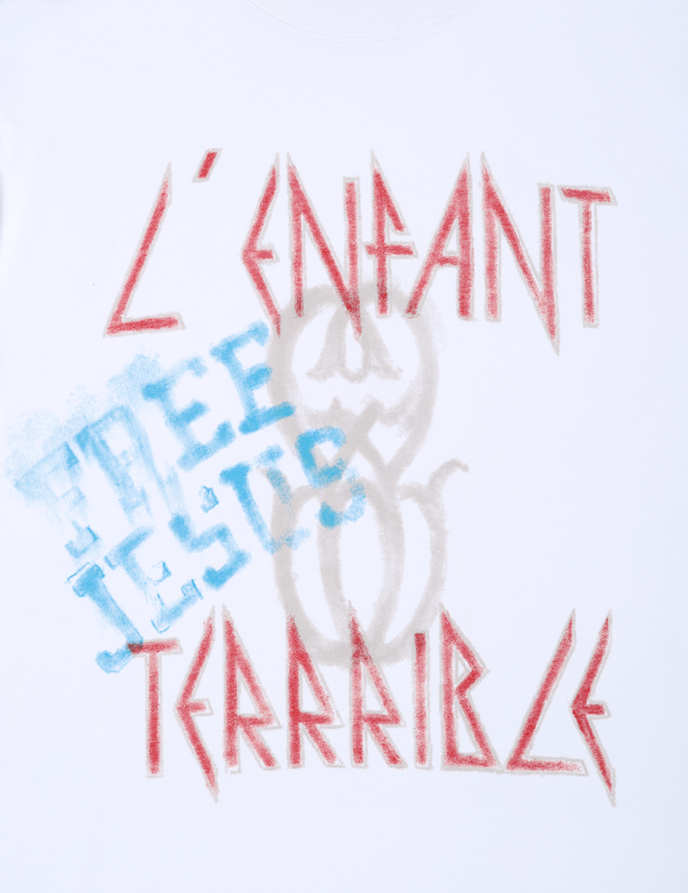 L'ENFANT MONOGRAM WHITE T-SHIRT