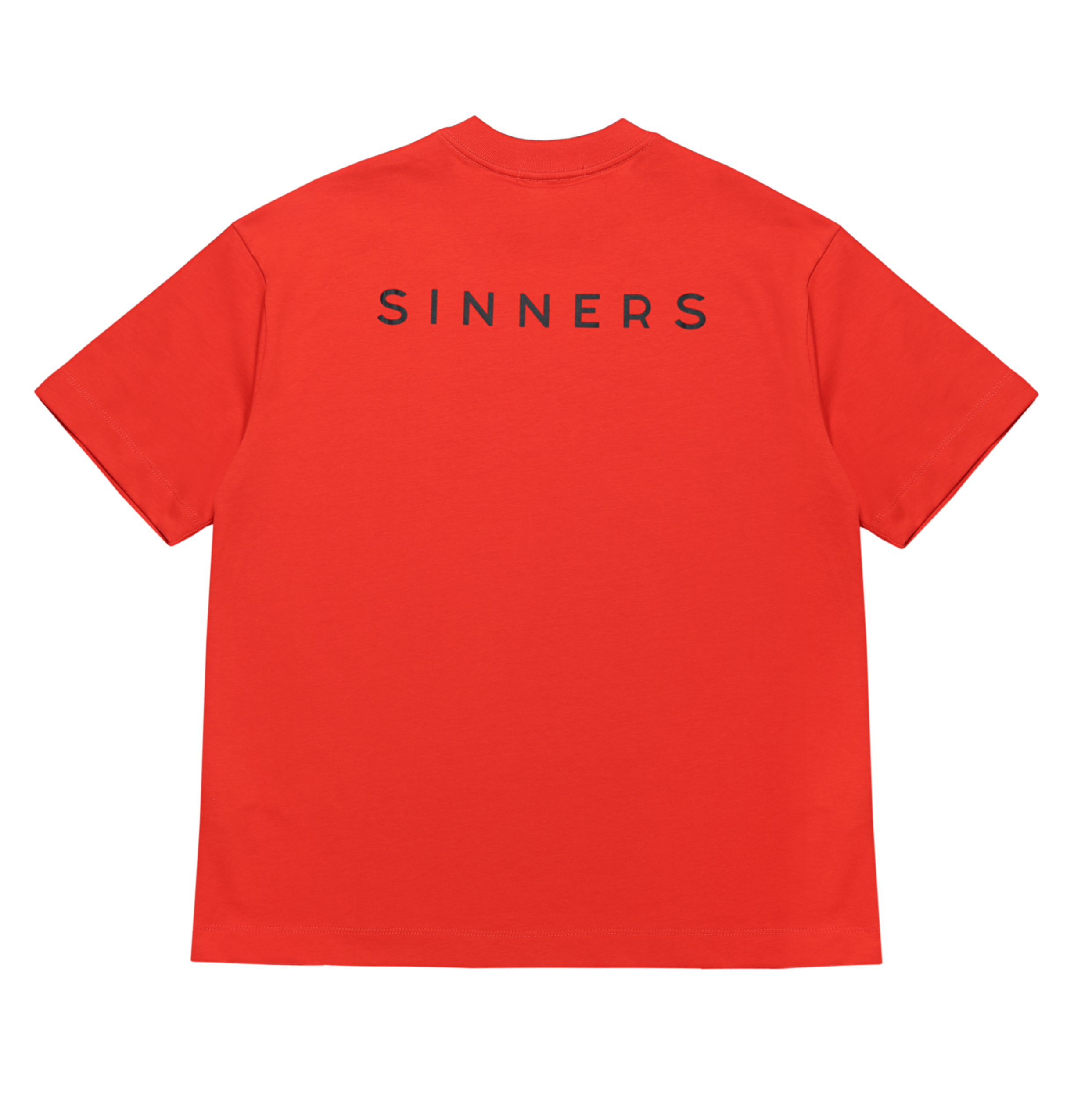 SINNERS LOGO RED T-SHIRT
