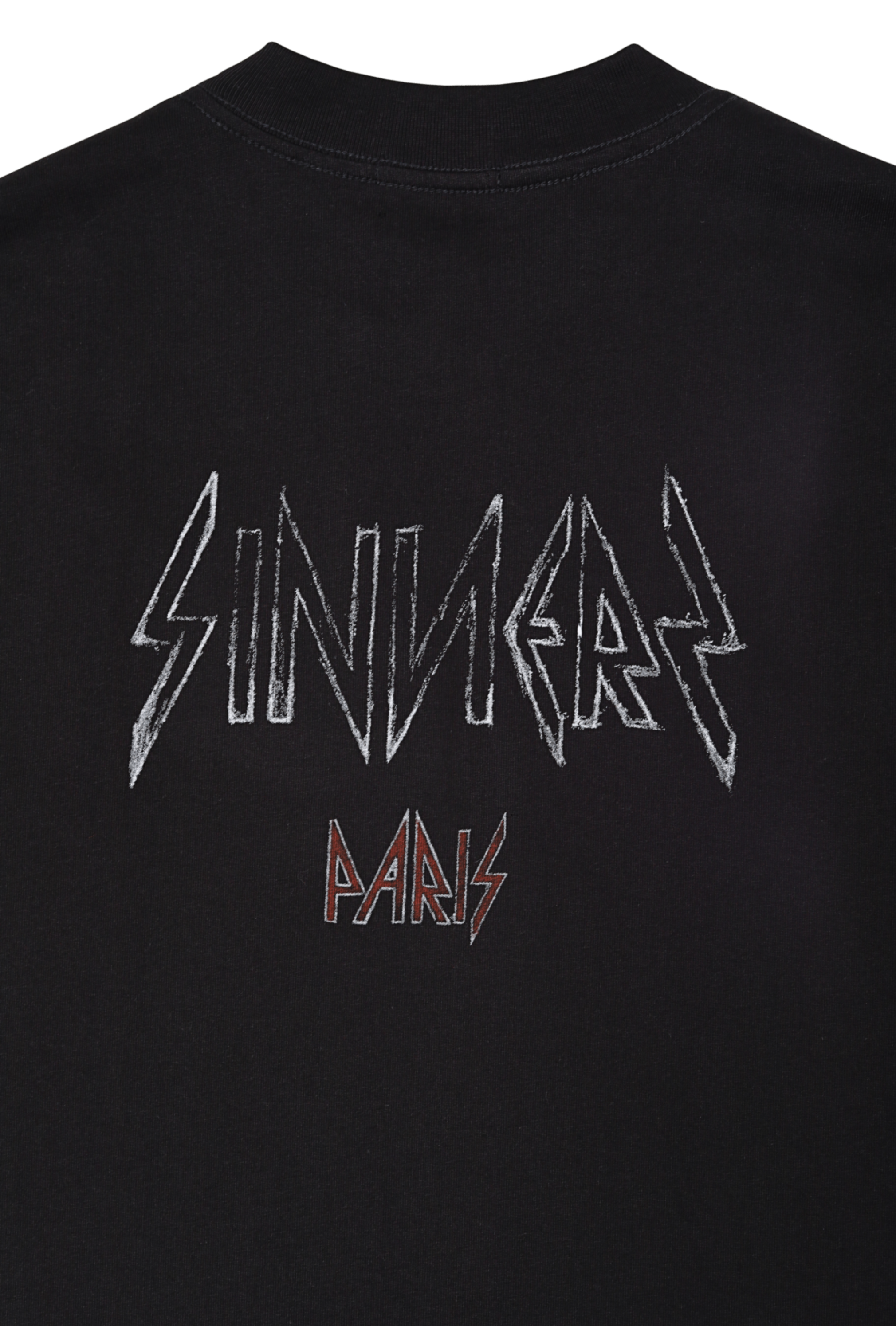 L'ENFANT MONOGRAM BLACK T-SHIRT