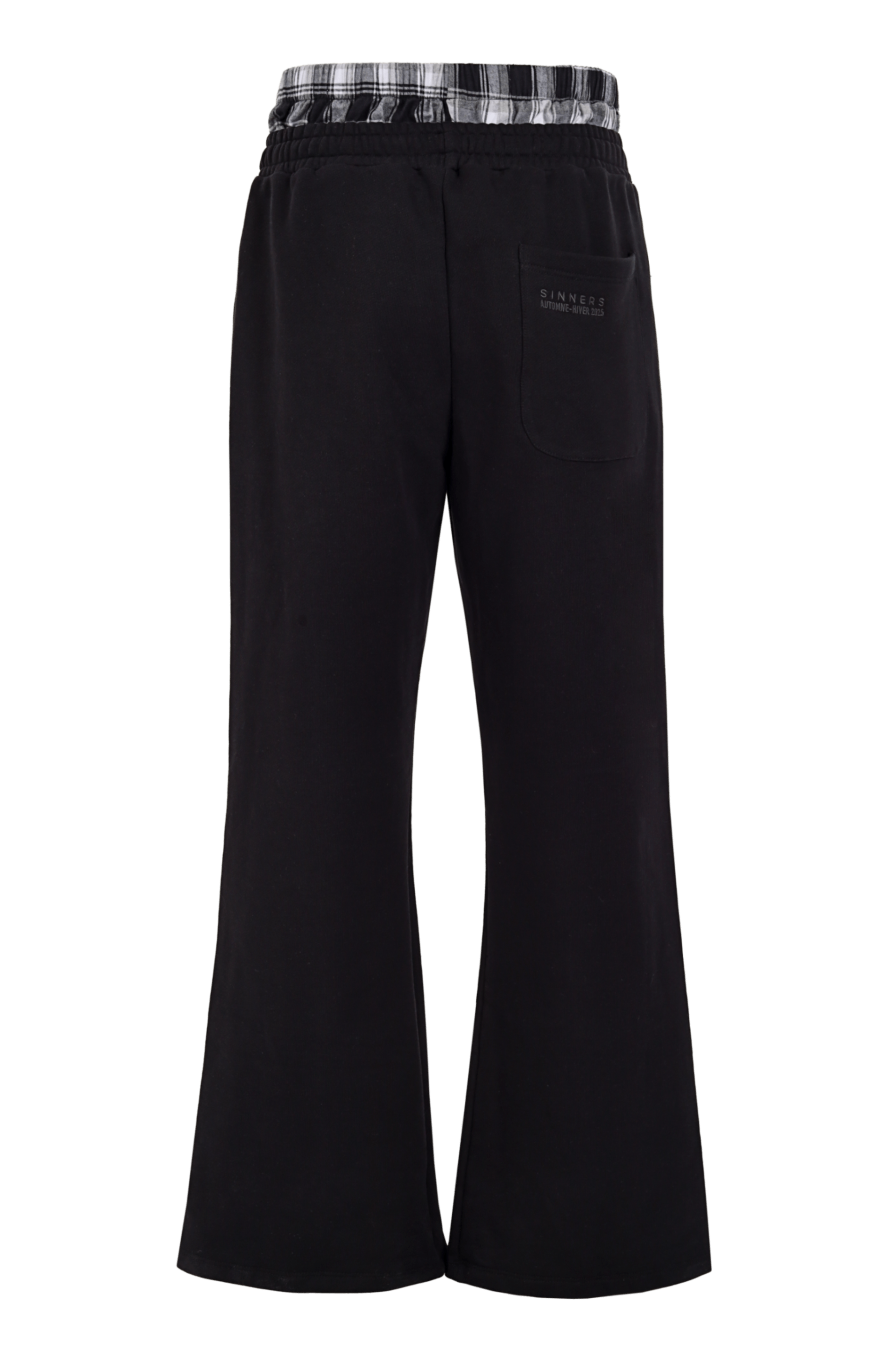 Pantalón de sudadera gris oscuro de algodón 420gsm.