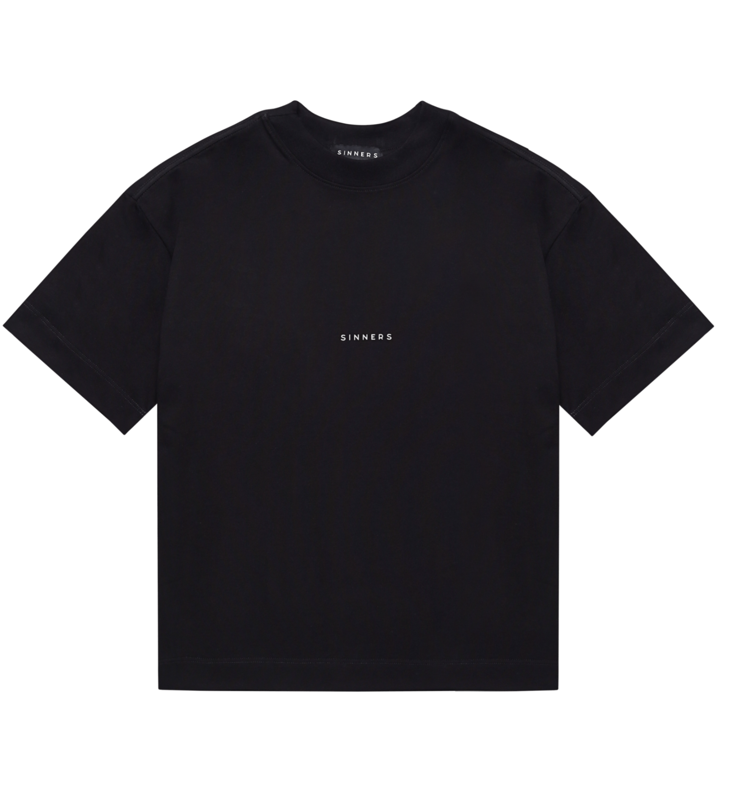 CENTER LOGO BLACK T-SHIRT
