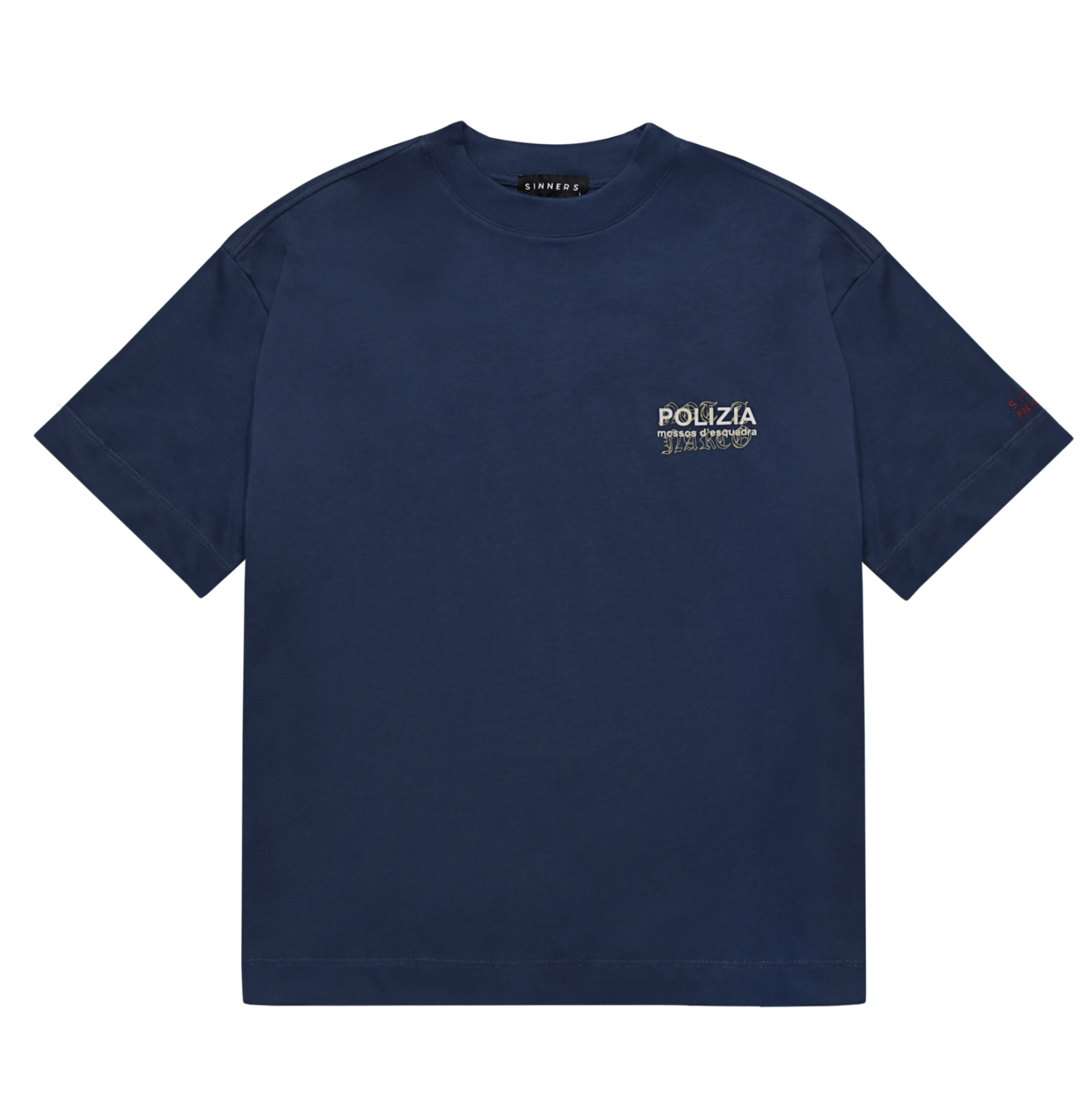 POLIZIA BLUE T-SHIRT