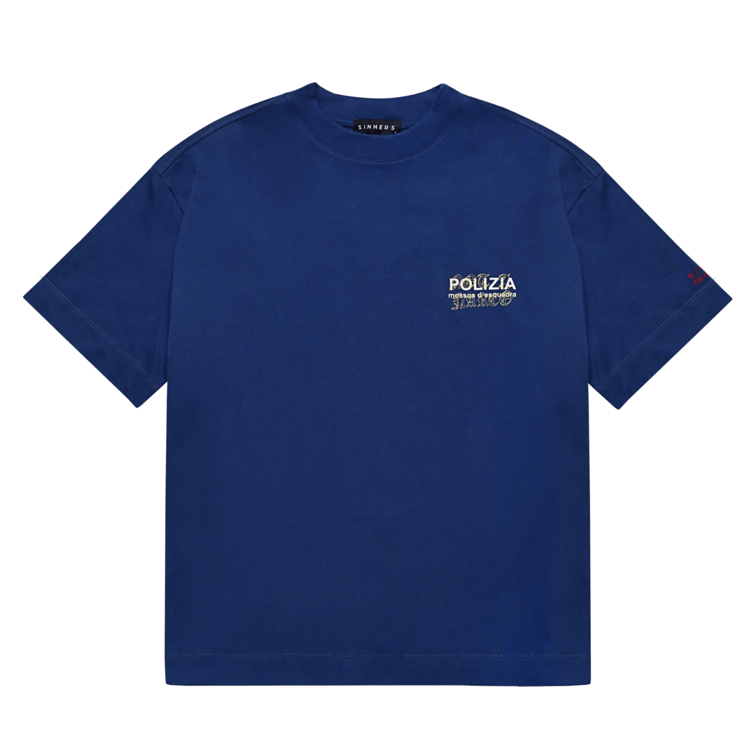 POLIZIA BLUE T-SHIRT