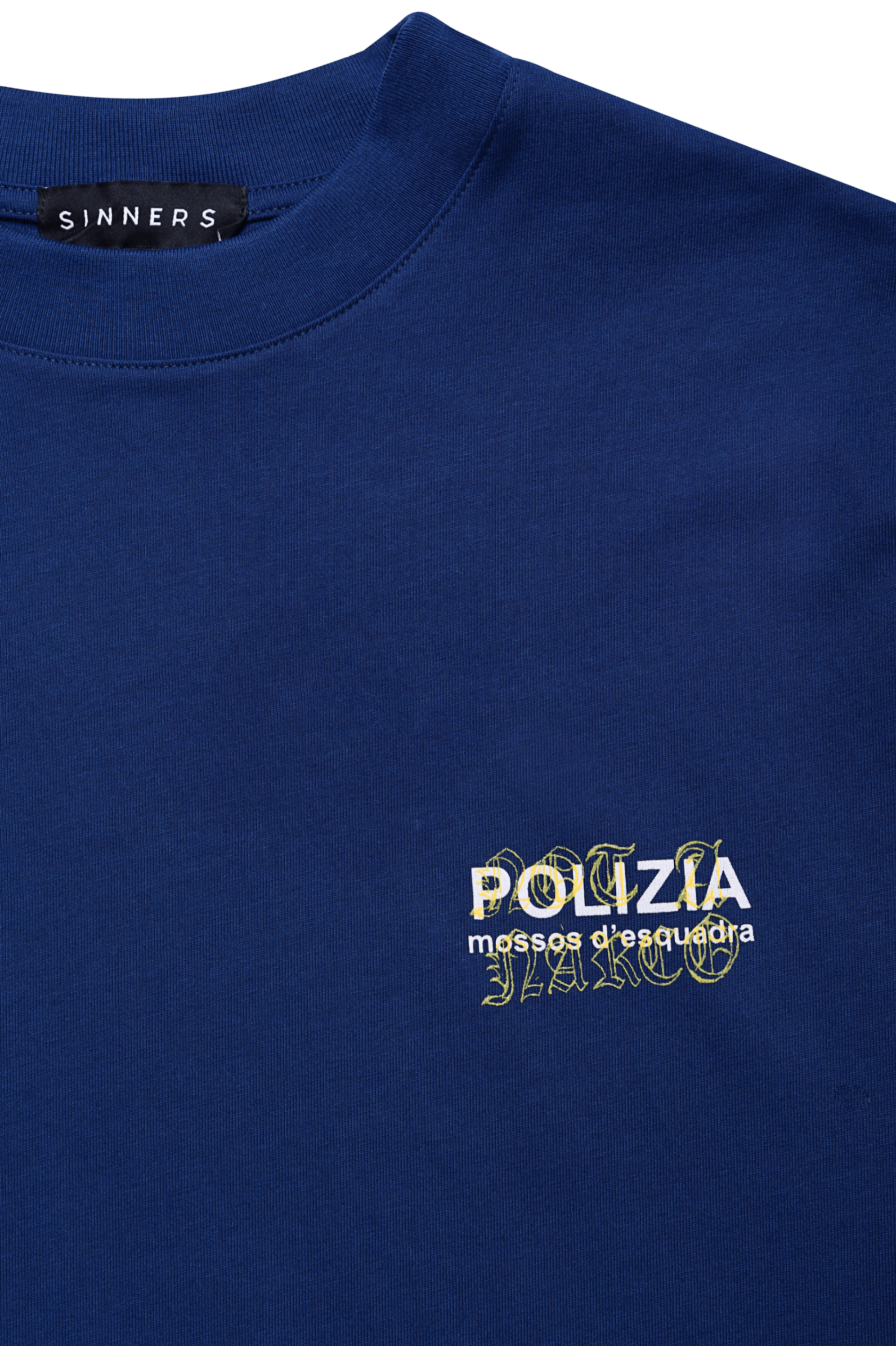 POLIZIA BLUE T-SHIRT