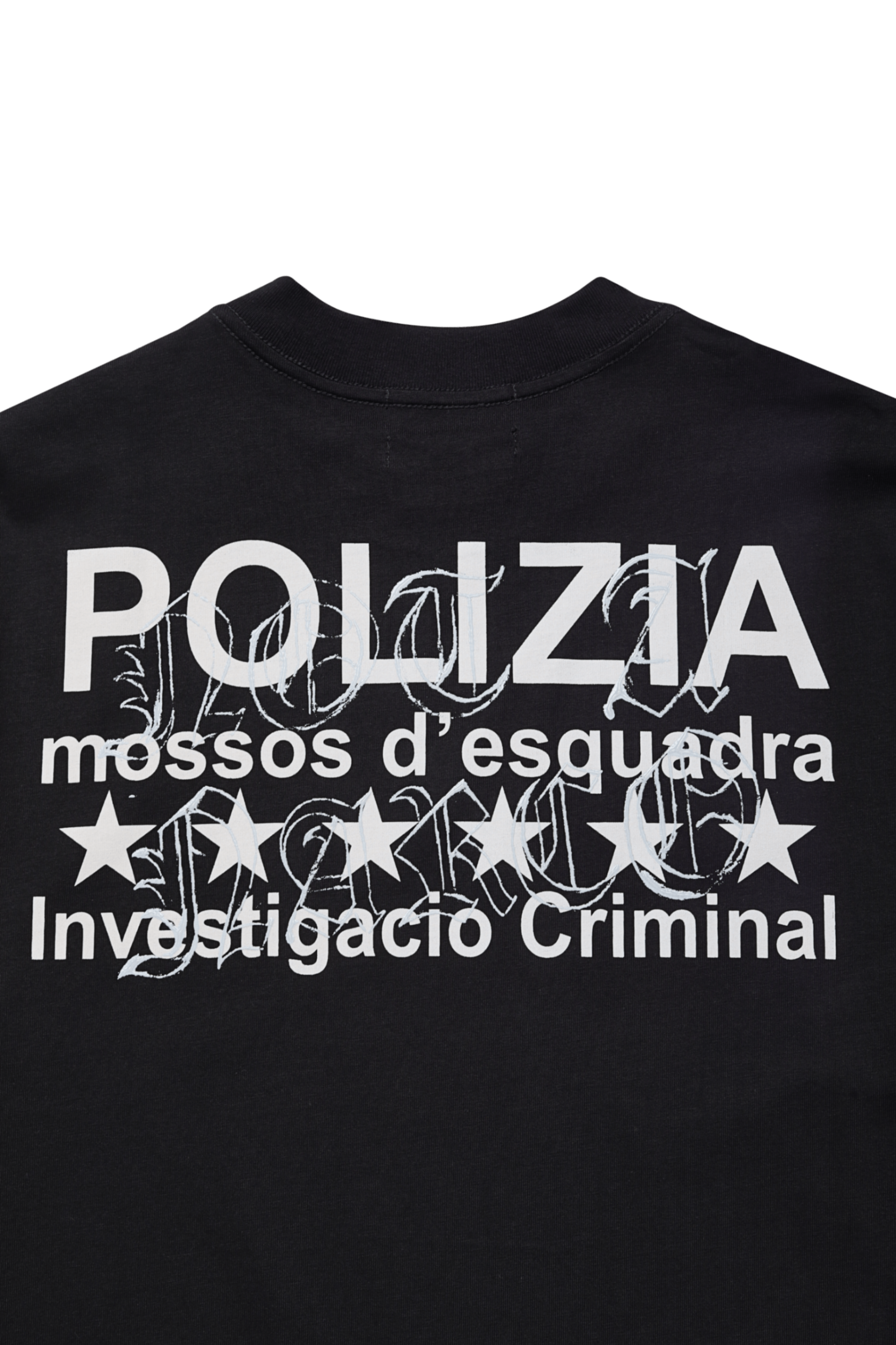 POLIZIA BLACK T-SHIRT