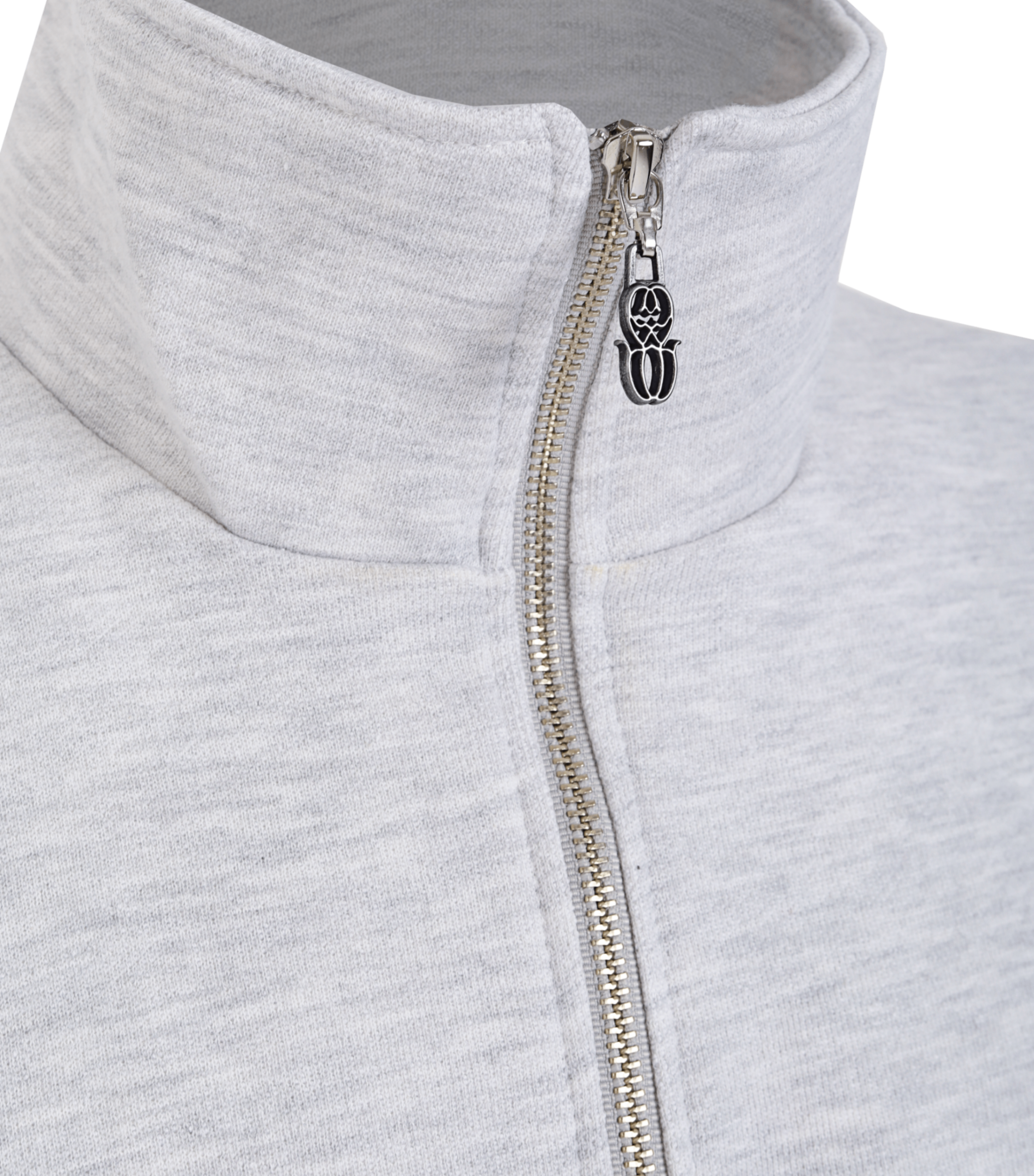 MONOGRAM ZIPPER JASPE SWEATER
