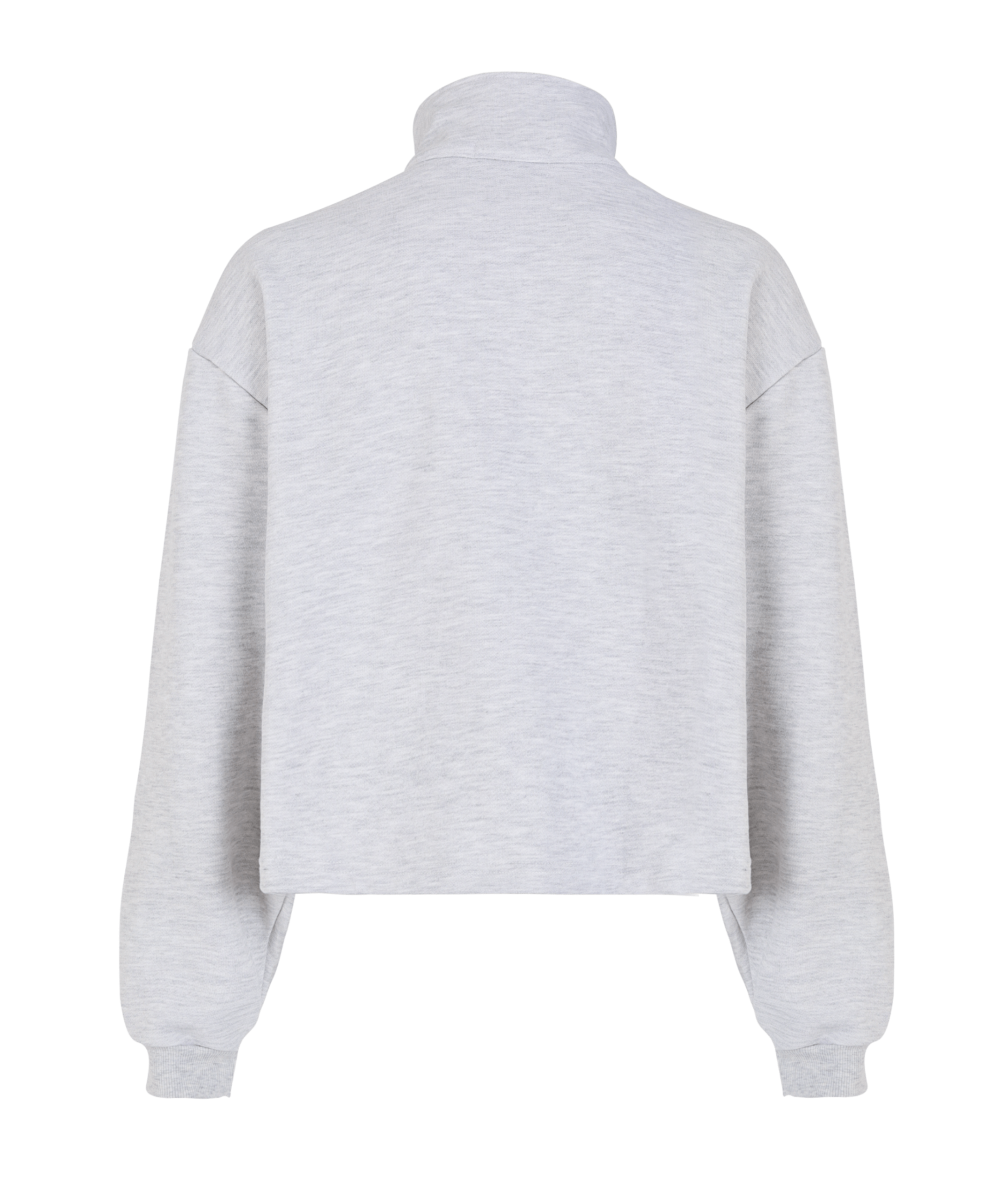 MONOGRAM ZIPPER JASPE SWEATER