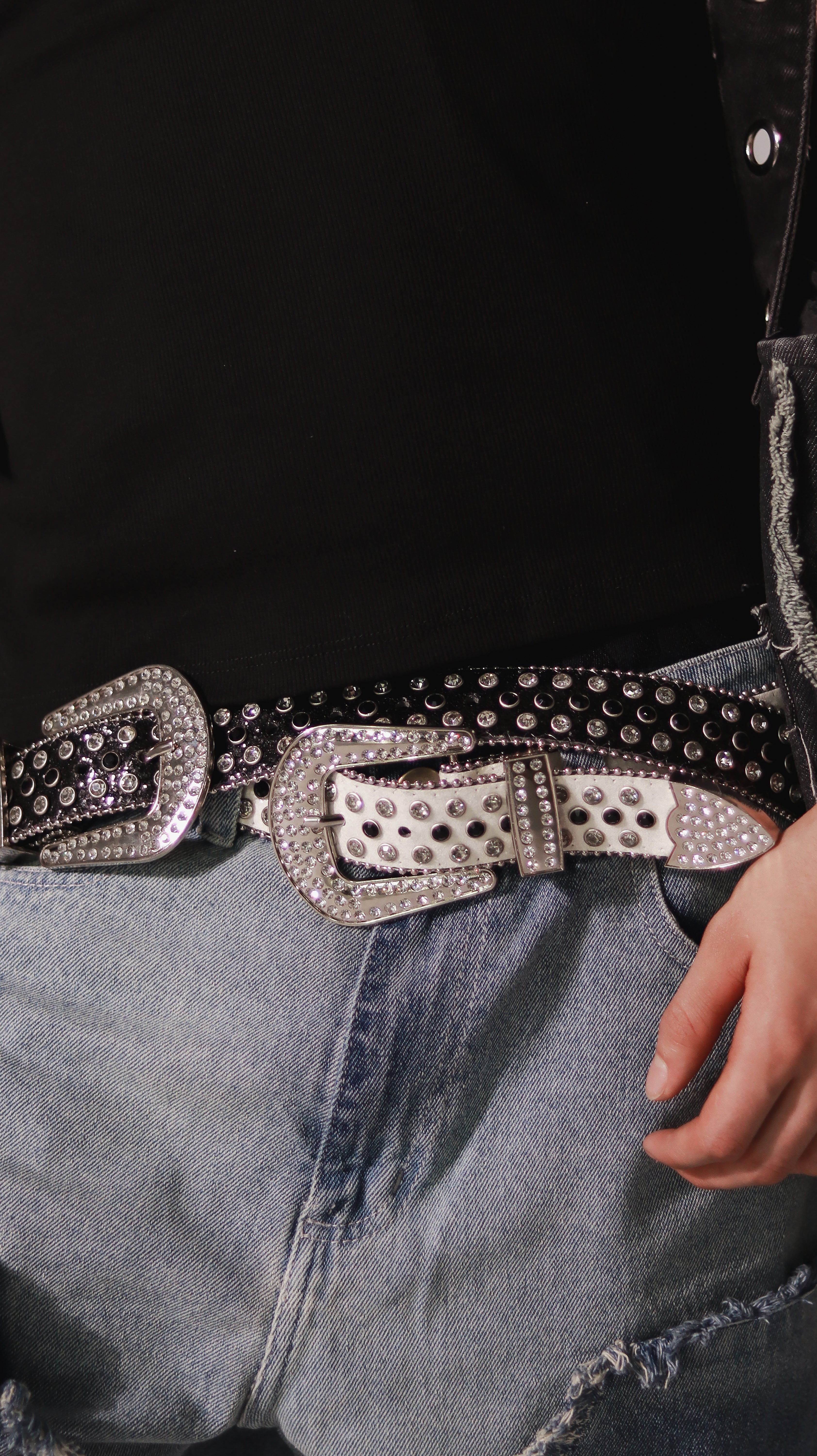 LES MAÇONS DENIM SHORTS