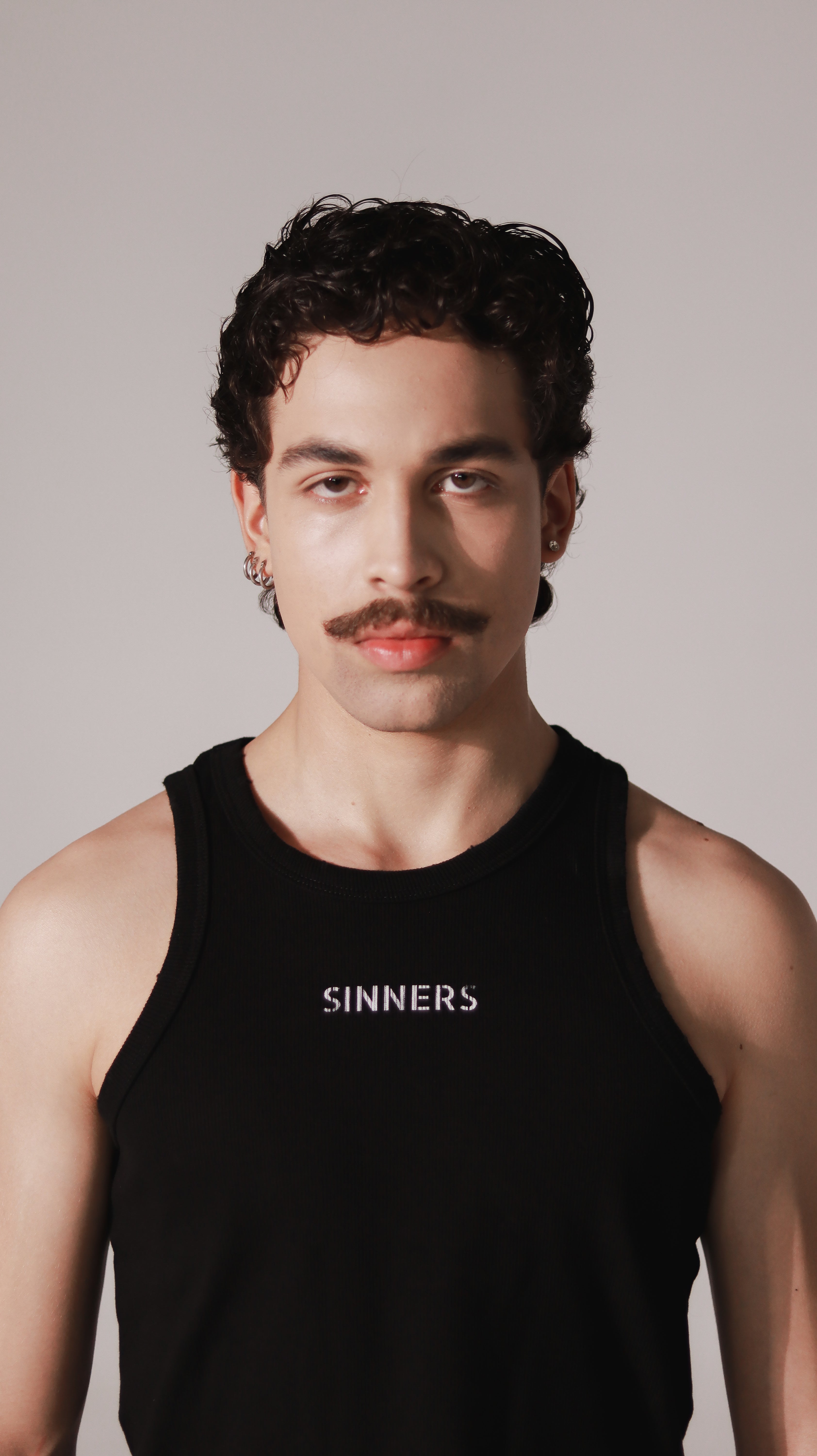 LES MAÇONS TANK TOP BLACK