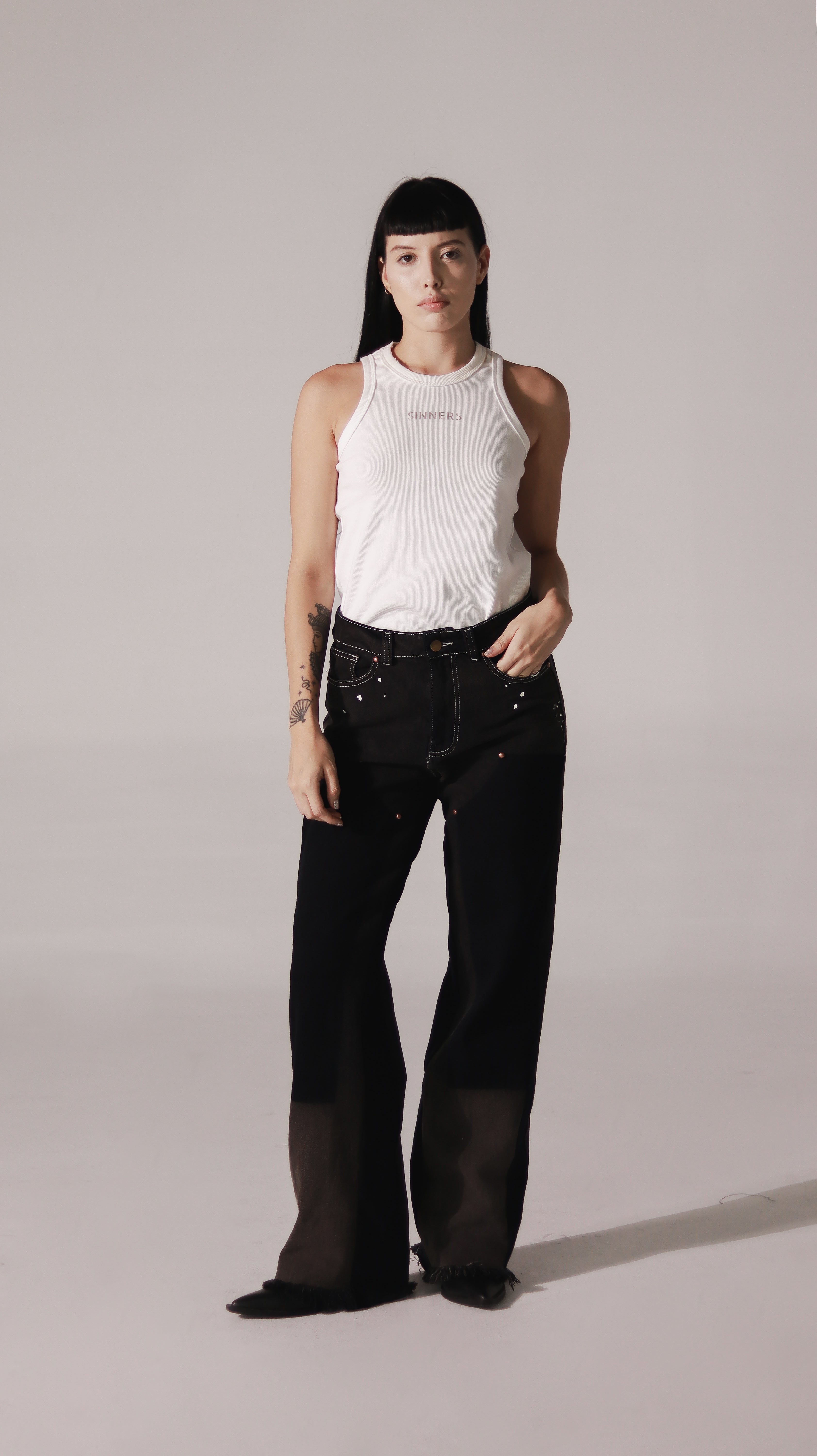 LES MAÇONS FLARED JEANS