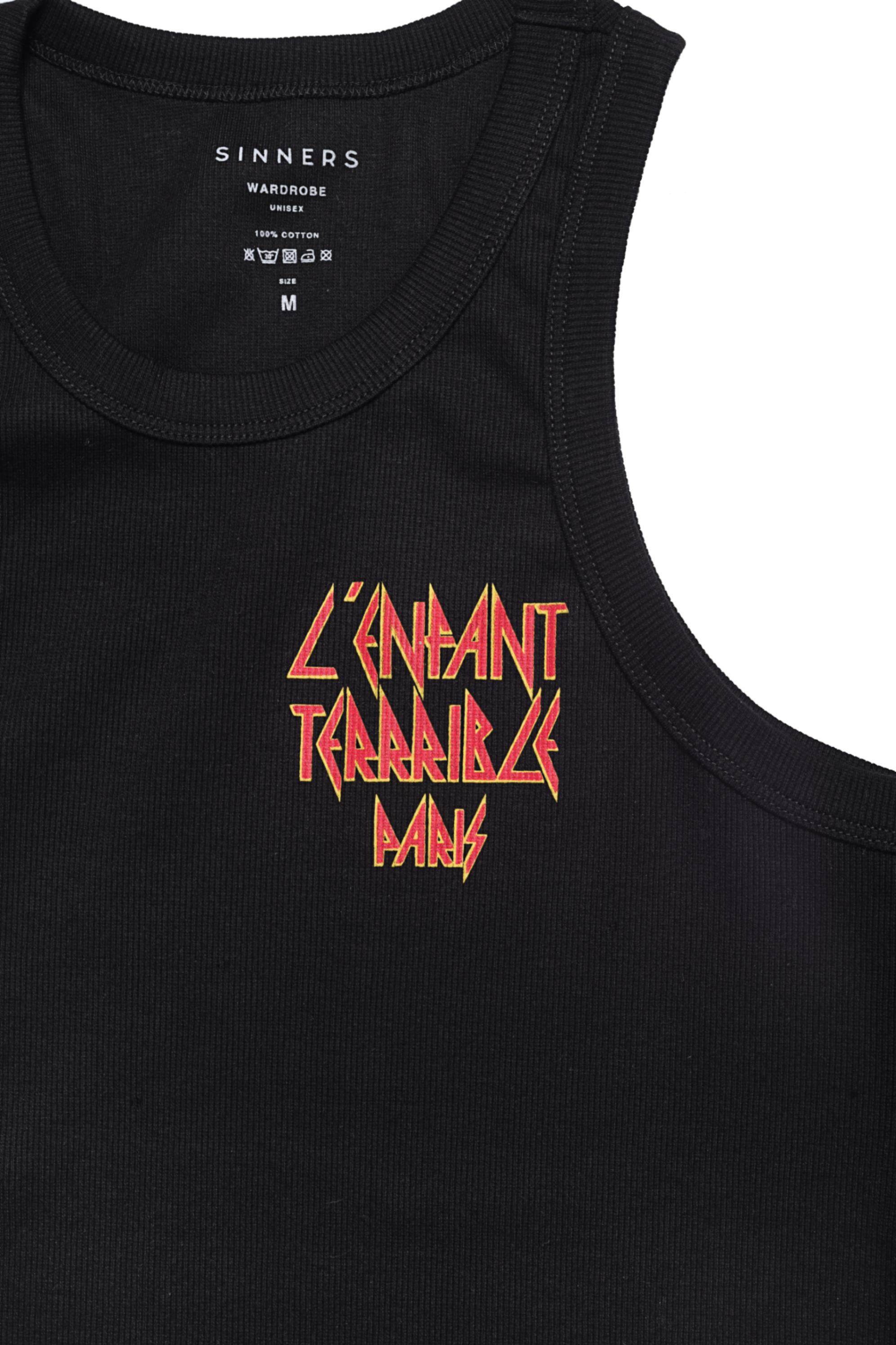 L'ENFANT BLACK MEN TANK TOP