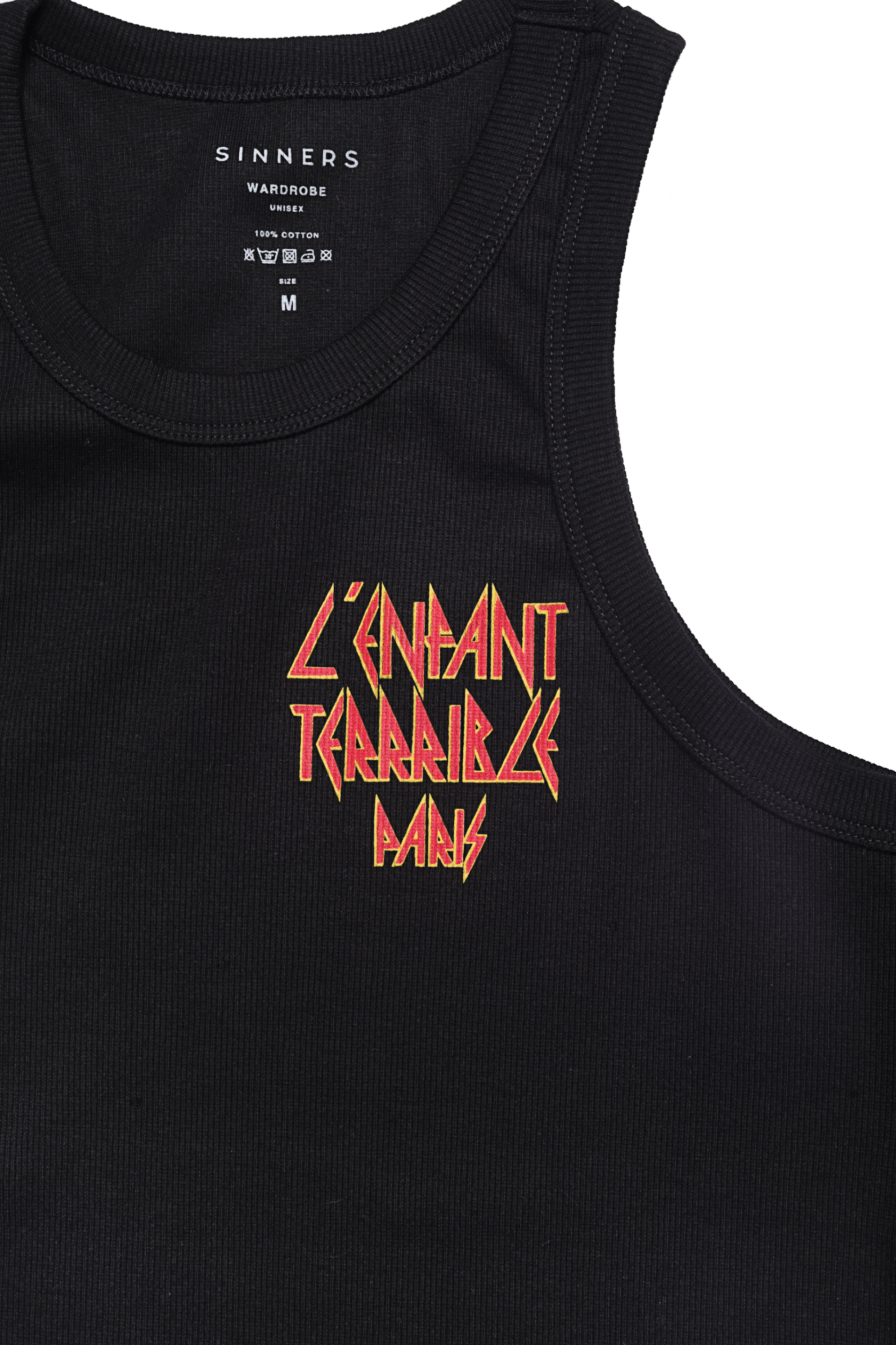 L'ENFANT BLACK WOMEN TANK TOP