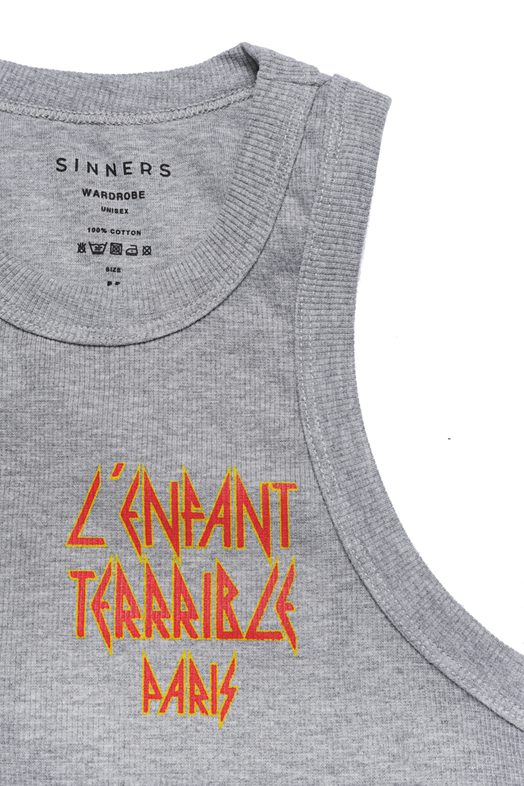 L'ENFANT GRAY WOMEN TANK TOP