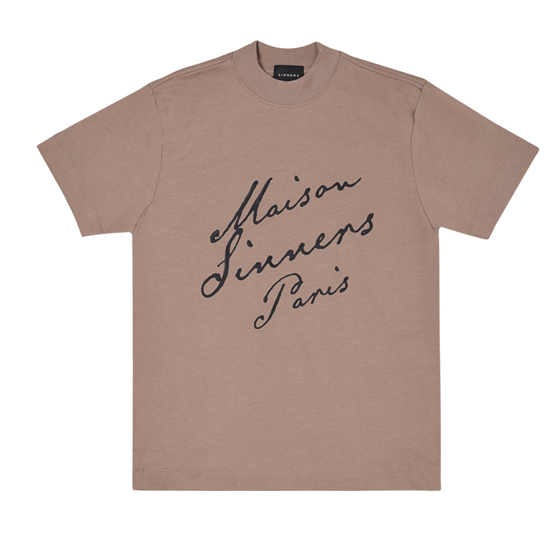 MAISON SINNERS TAUPE T-SHIRT