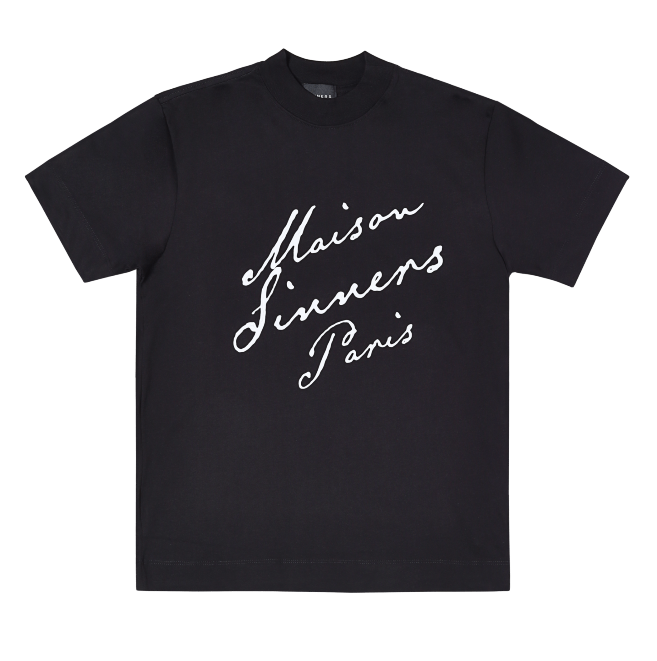 MAISON SINNERS BLACK T-SHIRT