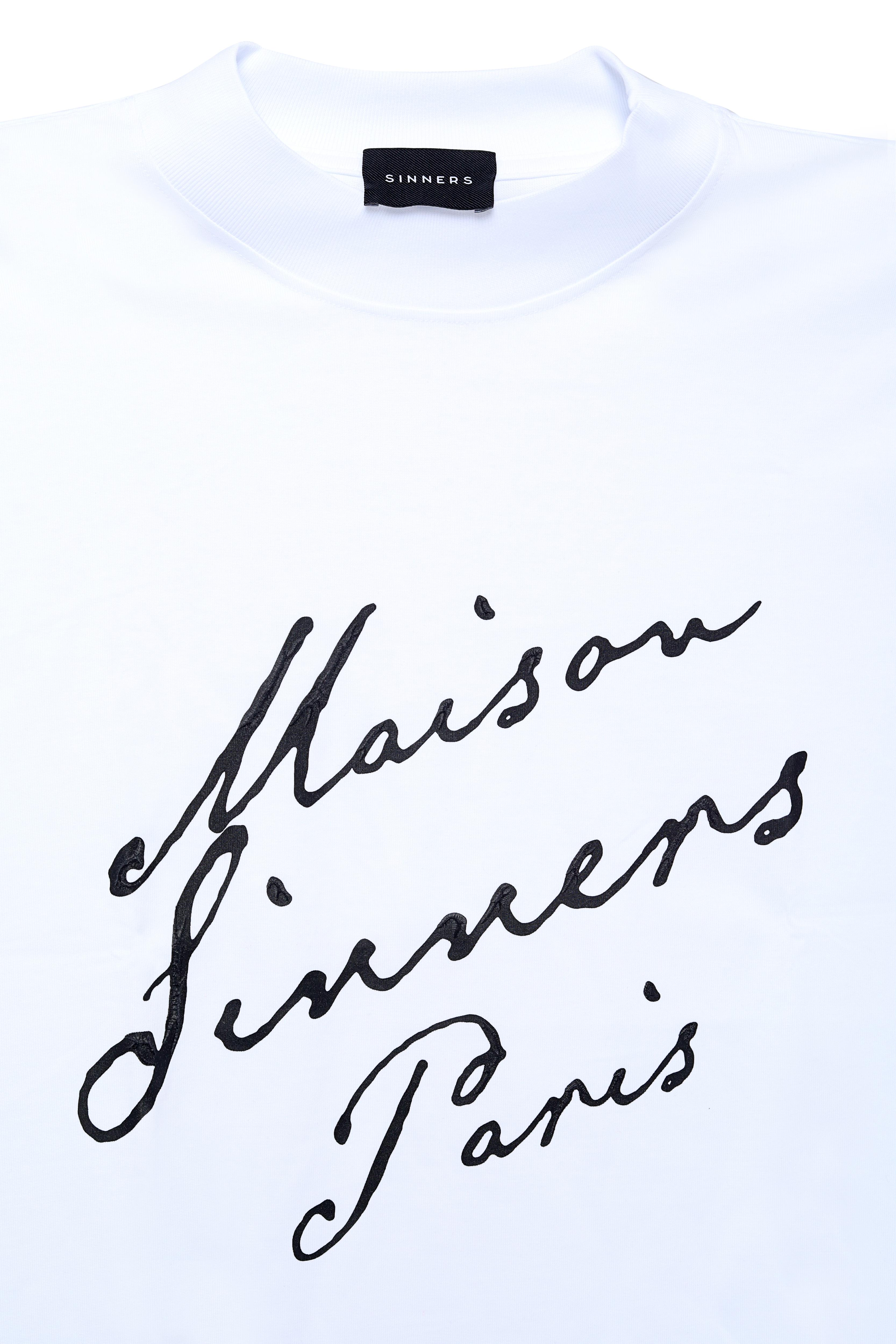 MAISON SINNERS WHITE T-SHIRT