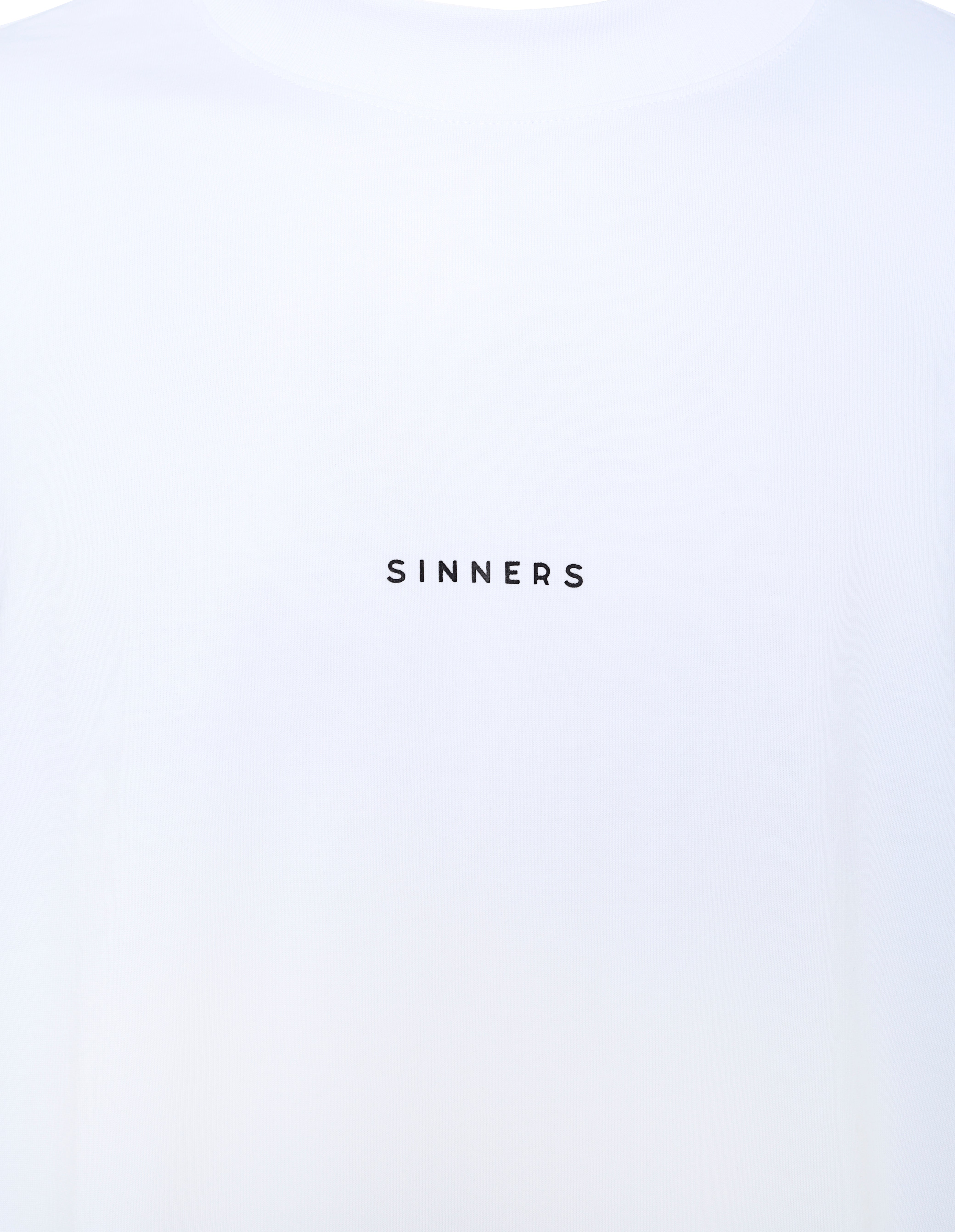 SINNERS LOGO WHITE T-SHIRT