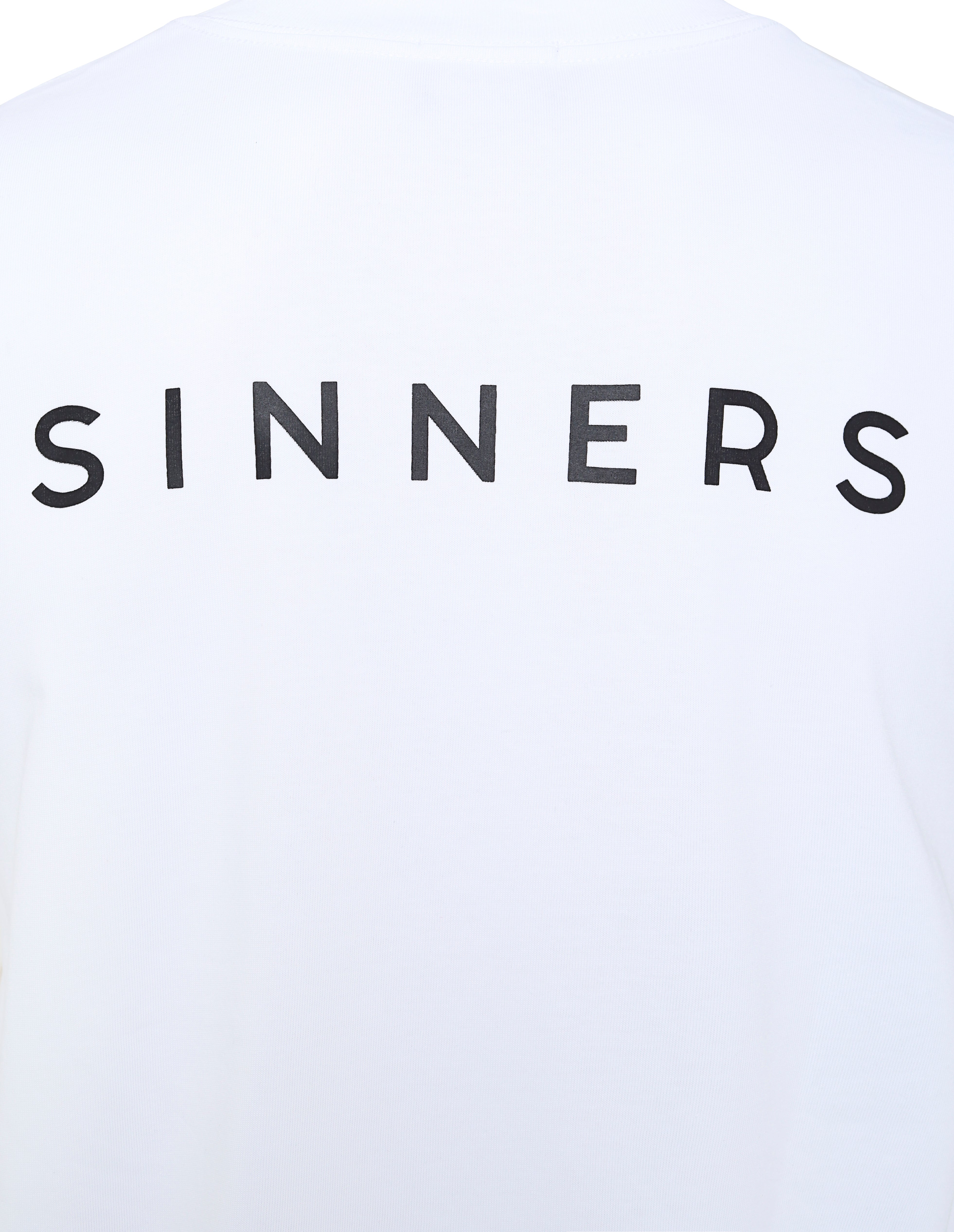 SINNERS LOGO WHITE T-SHIRT