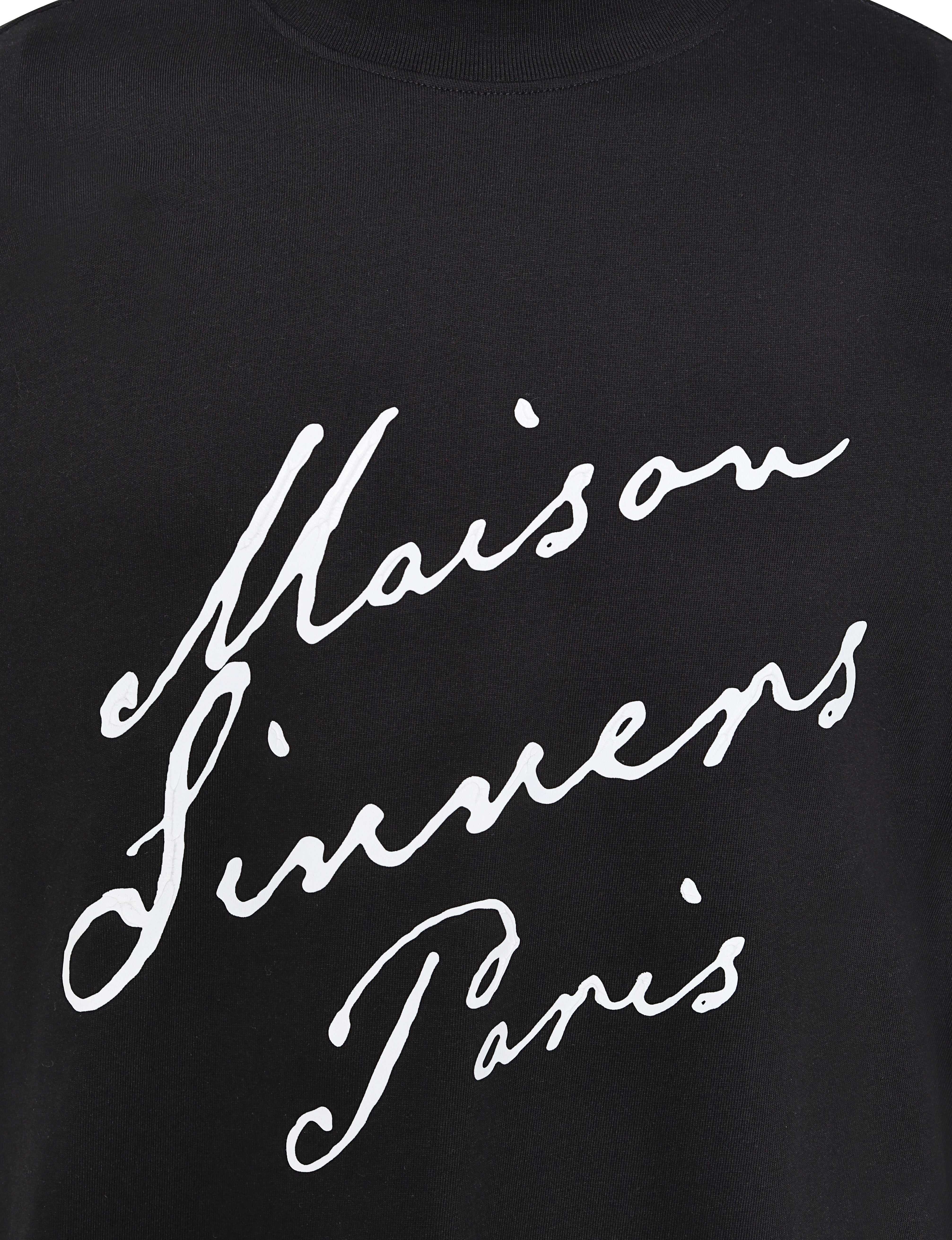 MAISON SINNERS BLACK T-SHIRT