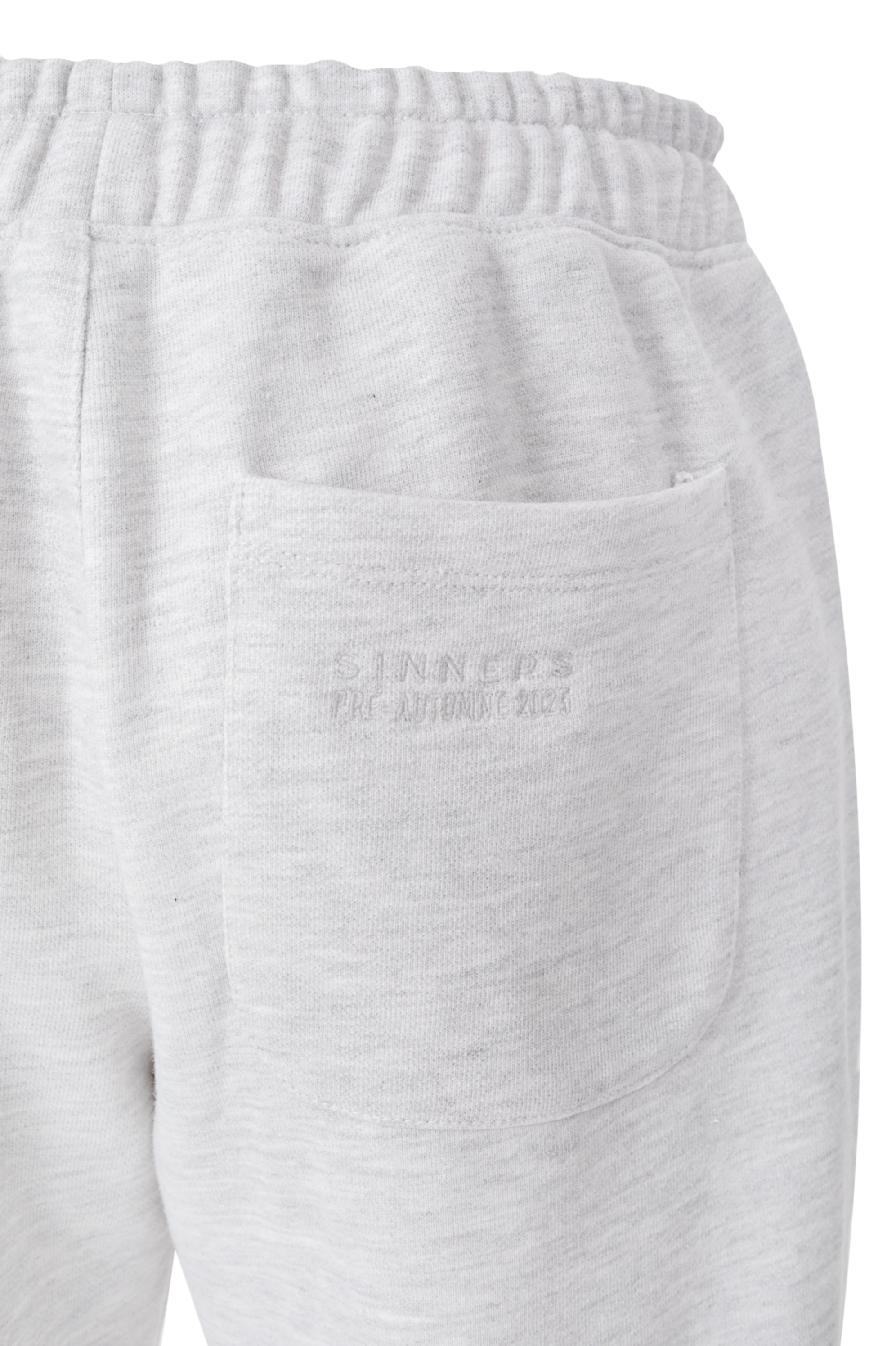 POLIZIA GRAY FLARED SWEATPANTS