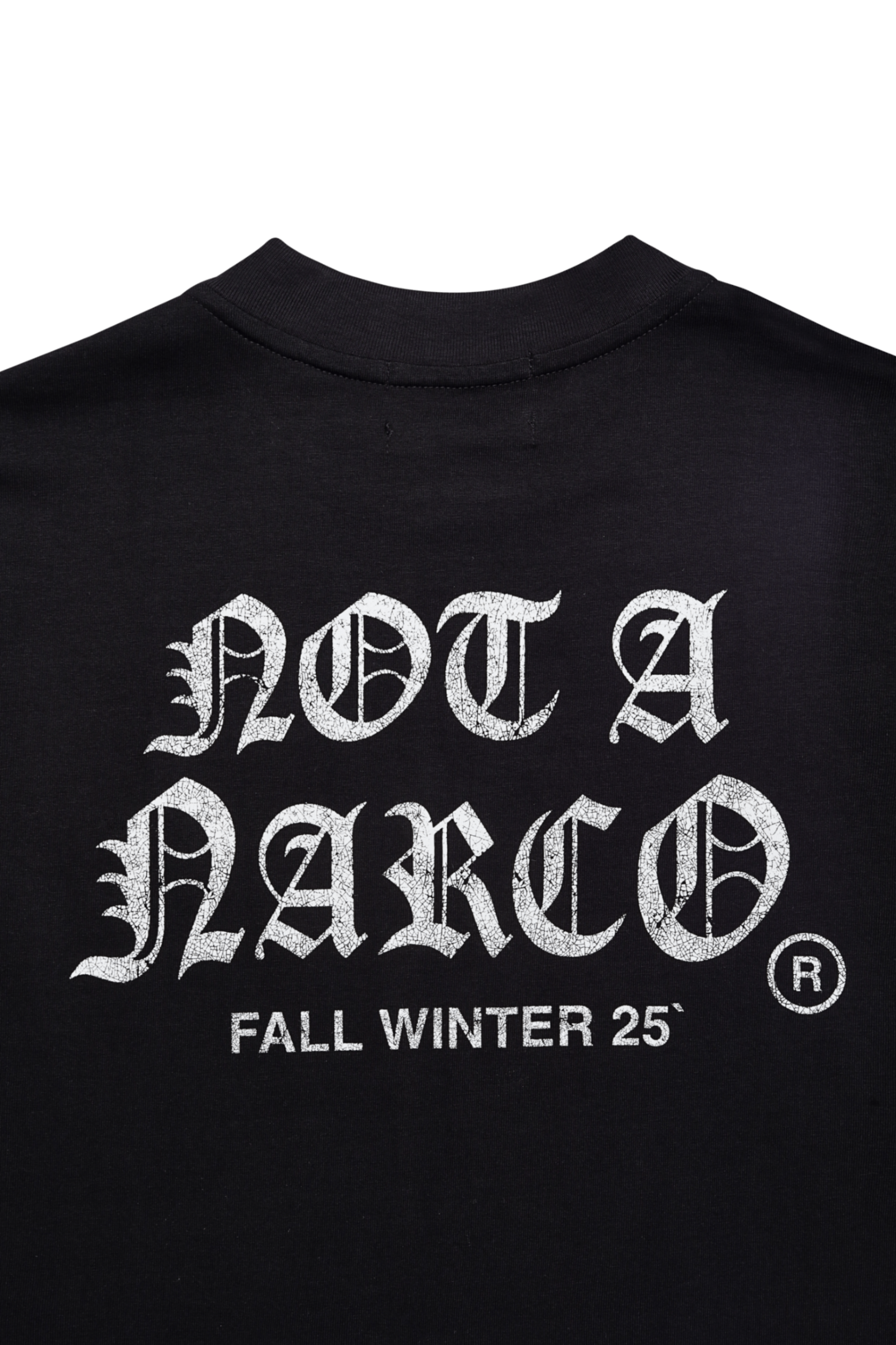 NOT A NARCO FW25 BLACK T-SHIRT