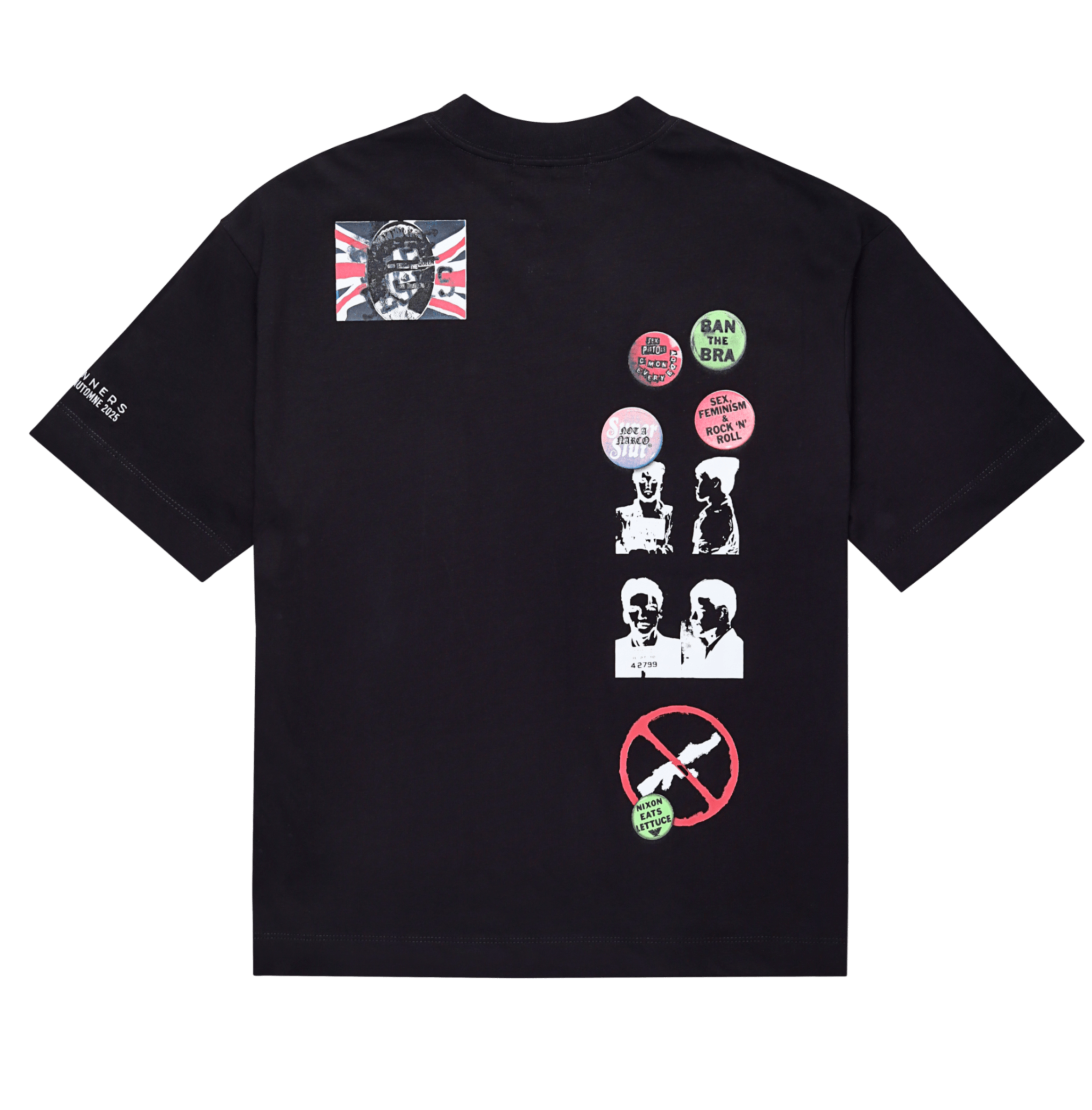 STAMPS BLACK T-SHIRT