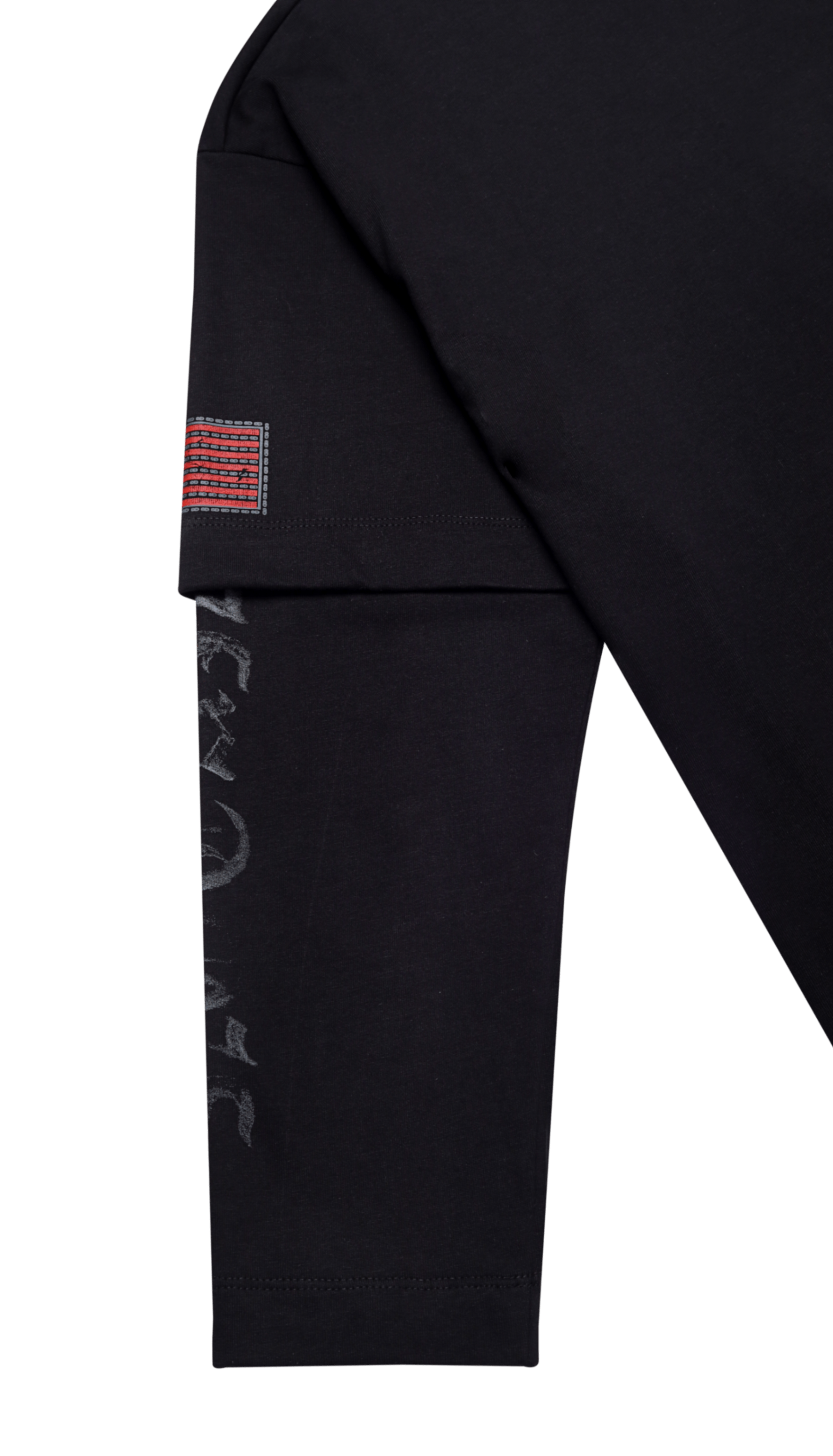 POLIZIA BLACK DOUBLE SLEEVE