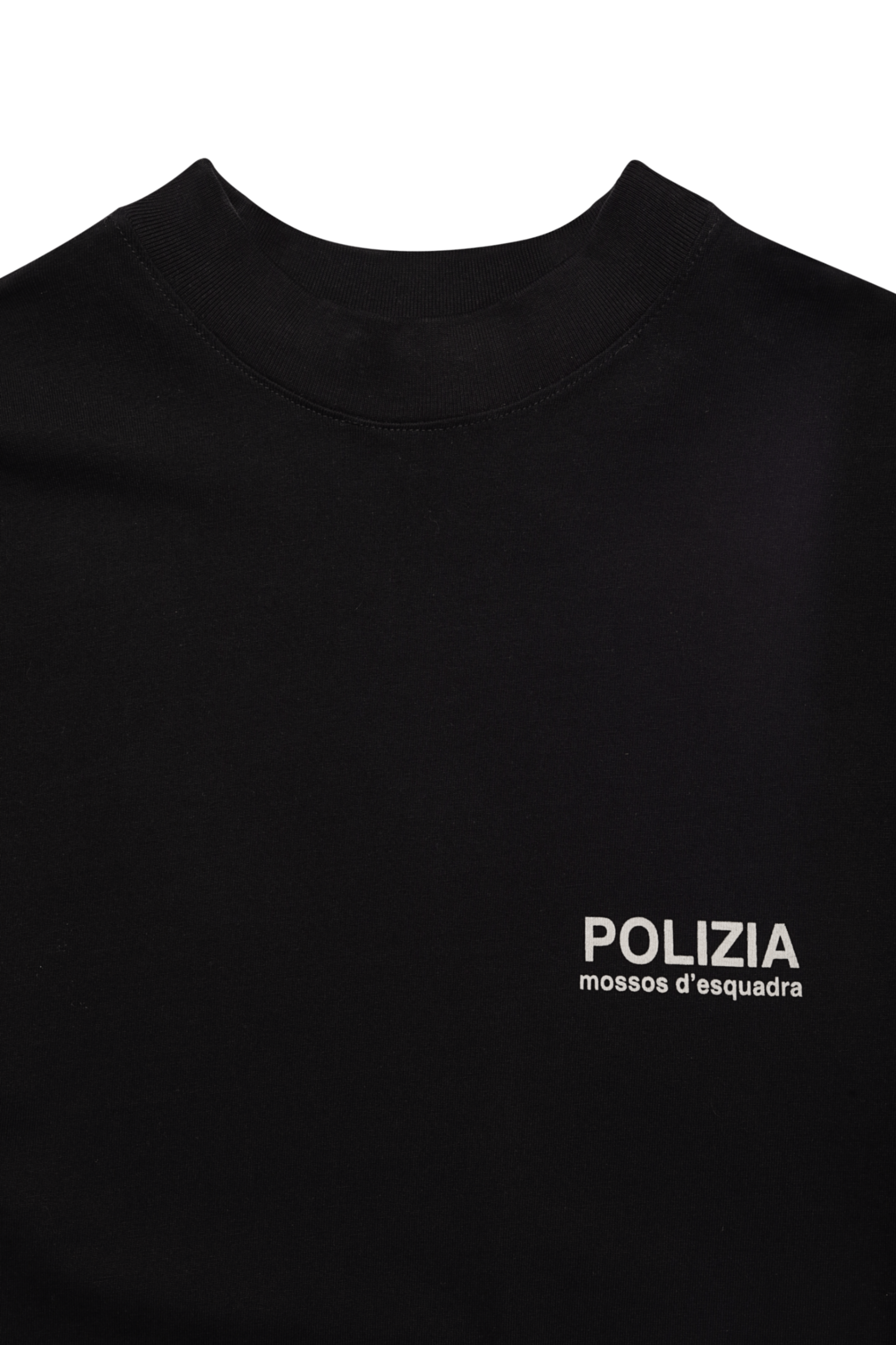POLIZIA BLACK/WHITE DOUBLE SLEEVE