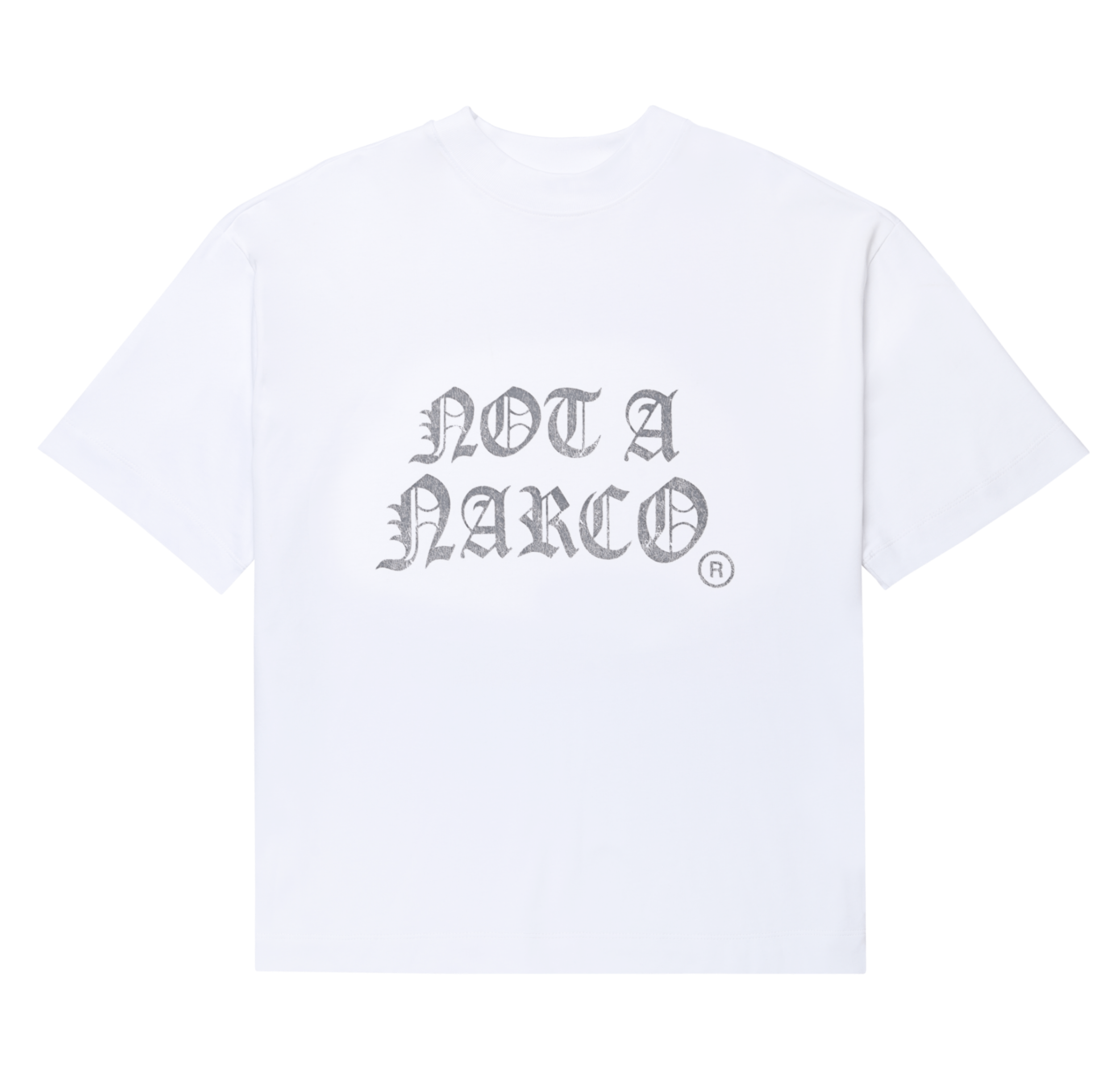 NOT A NARCO WHITE T-SHIRT