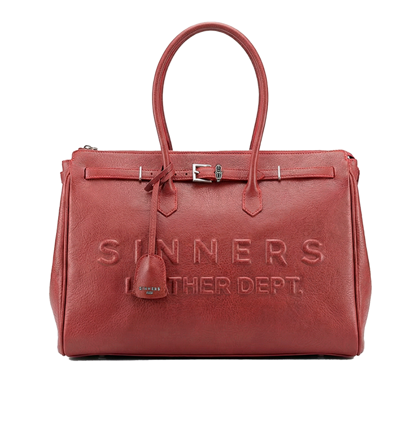LEATHER DEPT. RED BAG