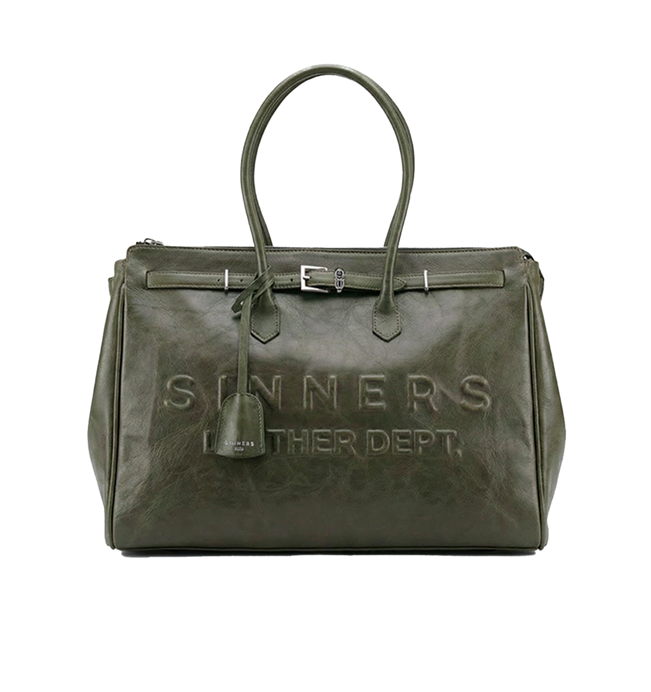 LEATHER DEPT. GREEN BAG