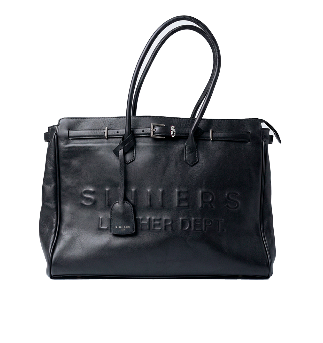 LEATHER DEPT. BLACK BAG